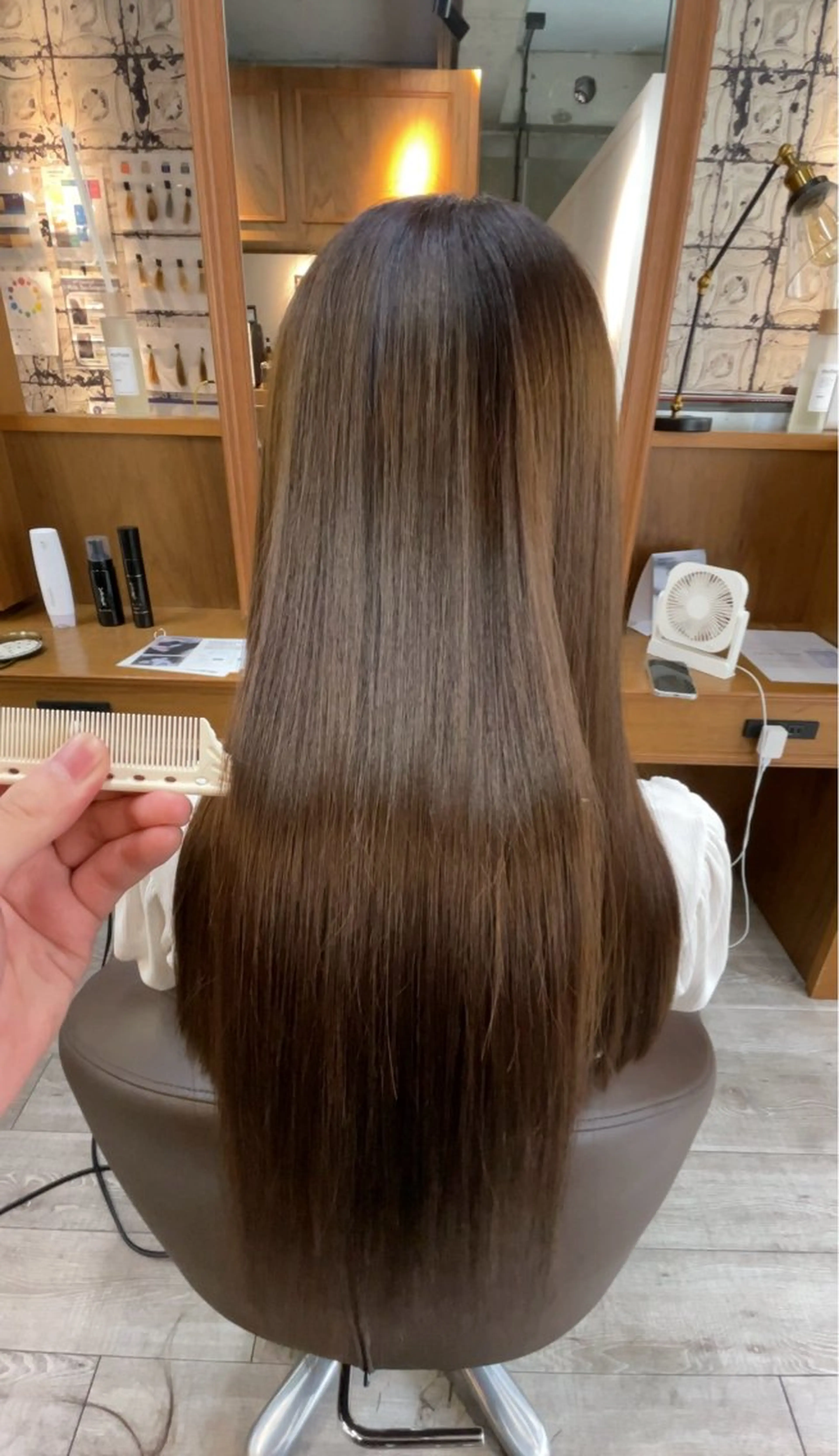 【ミニモ限定🩵ྀི】ナチュラルカラー+補修トリートメント【黒染め・茶色】の写真