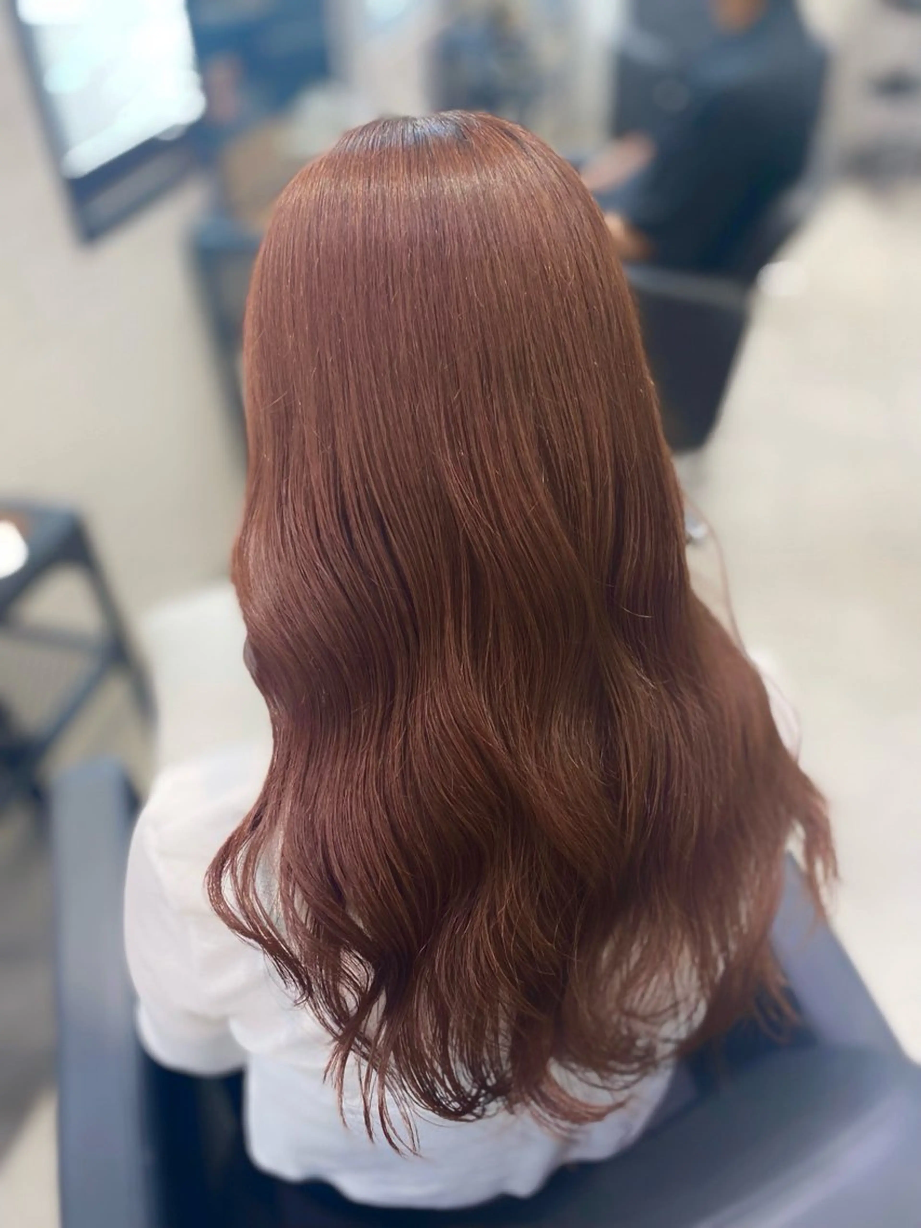 ロング カラー 透明感カラー shiori/透明感 /顔周り/髪質改善のヘアスタイル