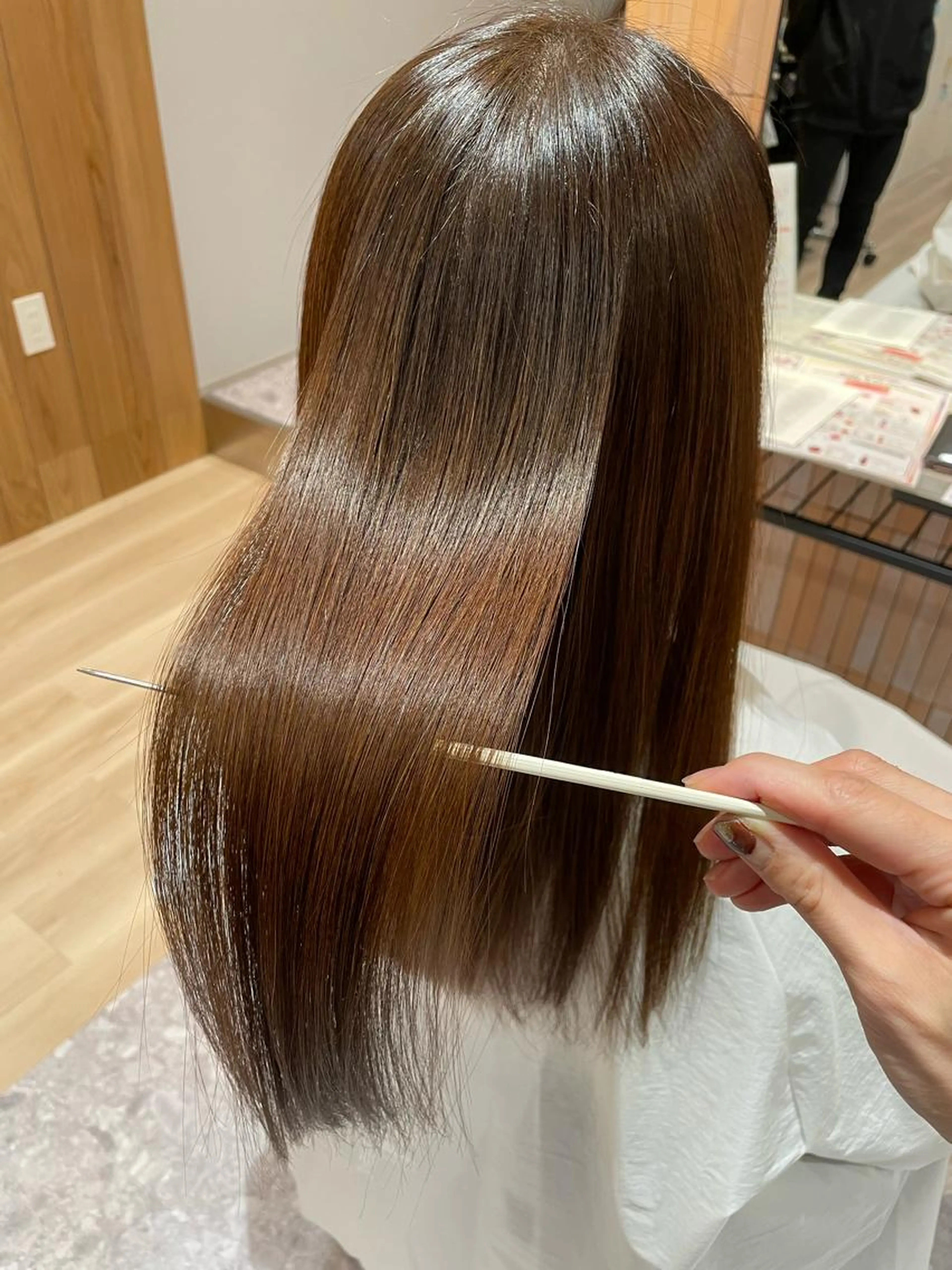 ナチュラル&ダメージレス!髪質改善ストレート✨ロング料金なしの写真