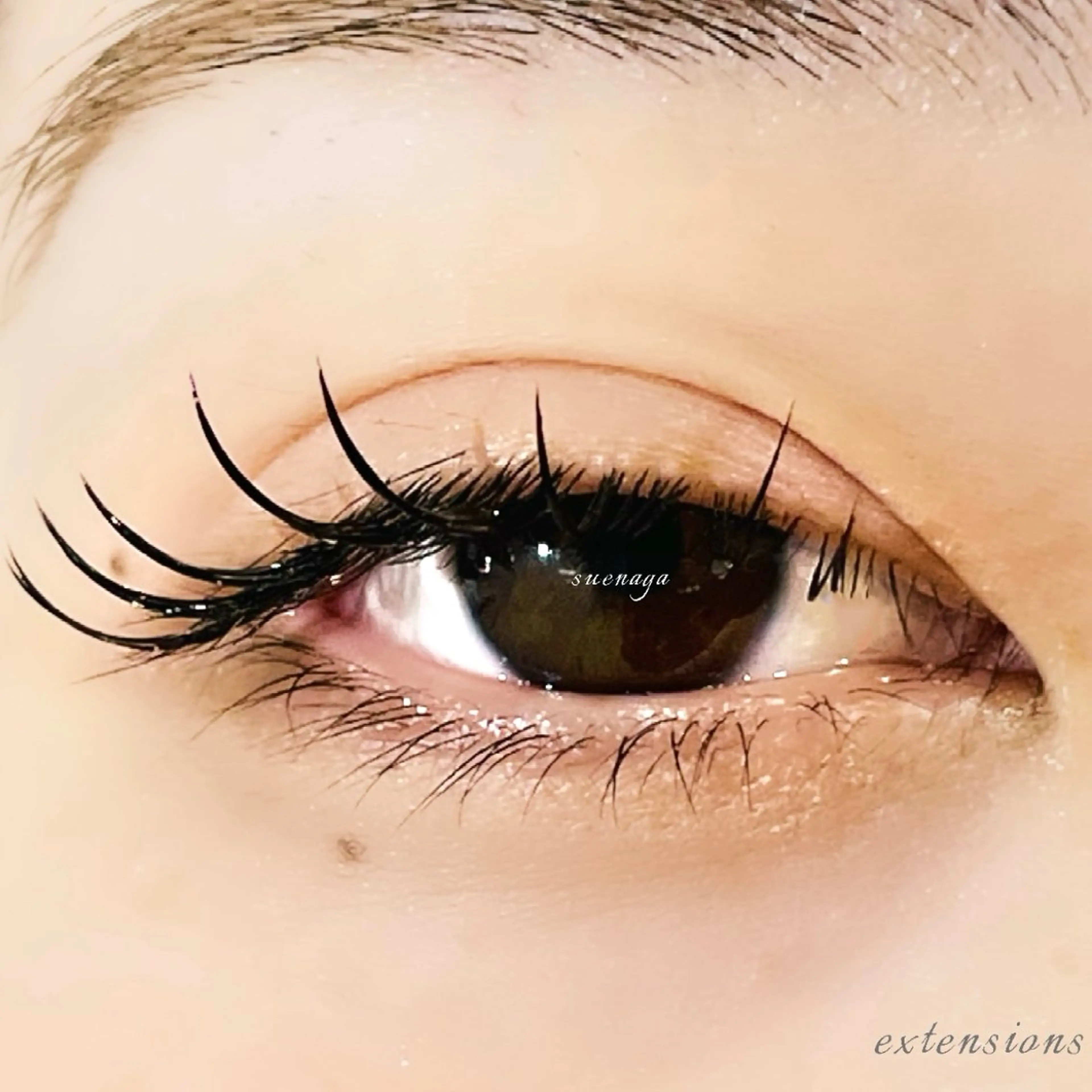 マツエク・マツパ 束感まつ毛 フラットラッシュ Kahala⛱️ Suenagaのマツエク・マツパデザイン