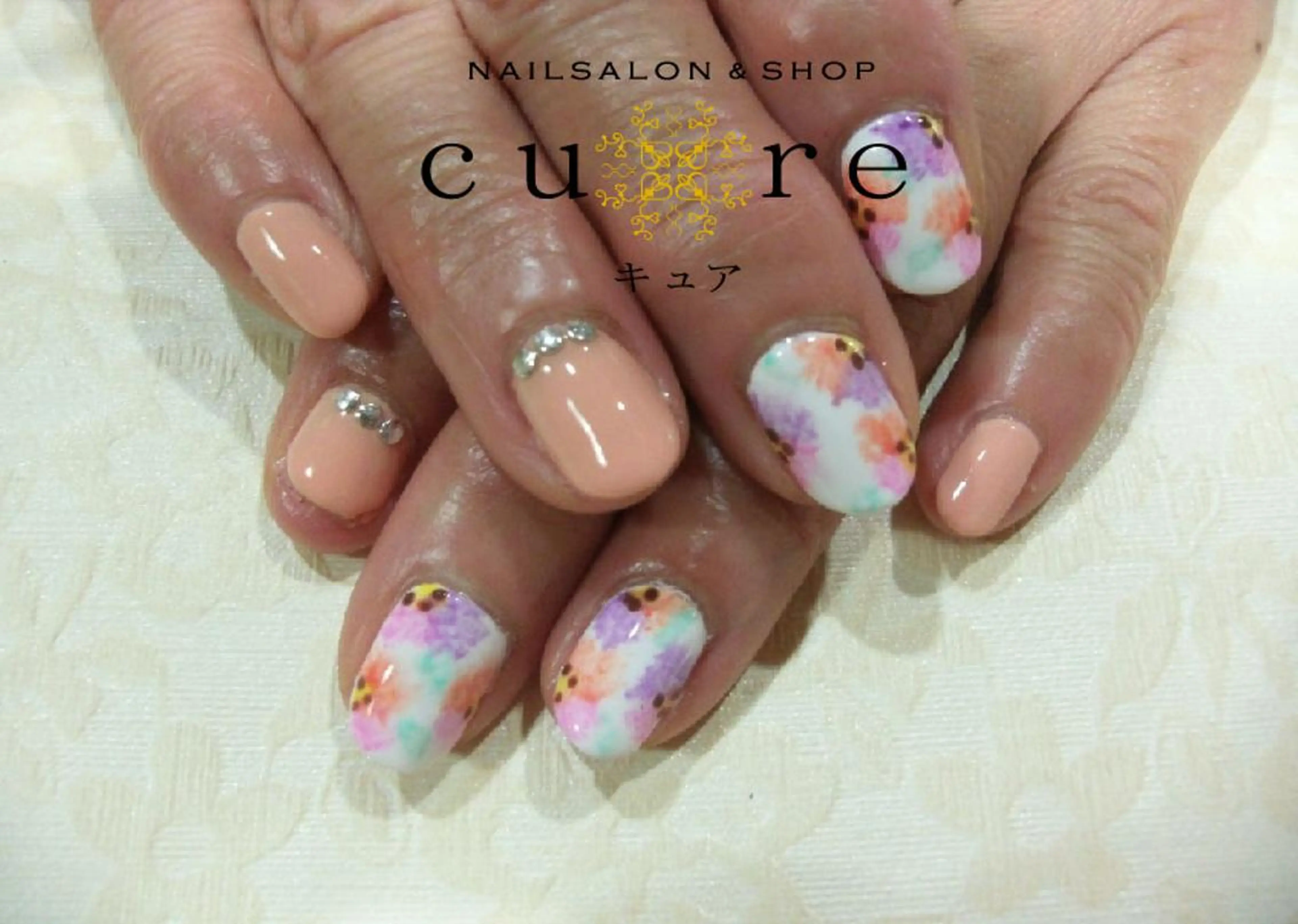 ショート ネイル ネイルサロン Cureのネイルデザイン