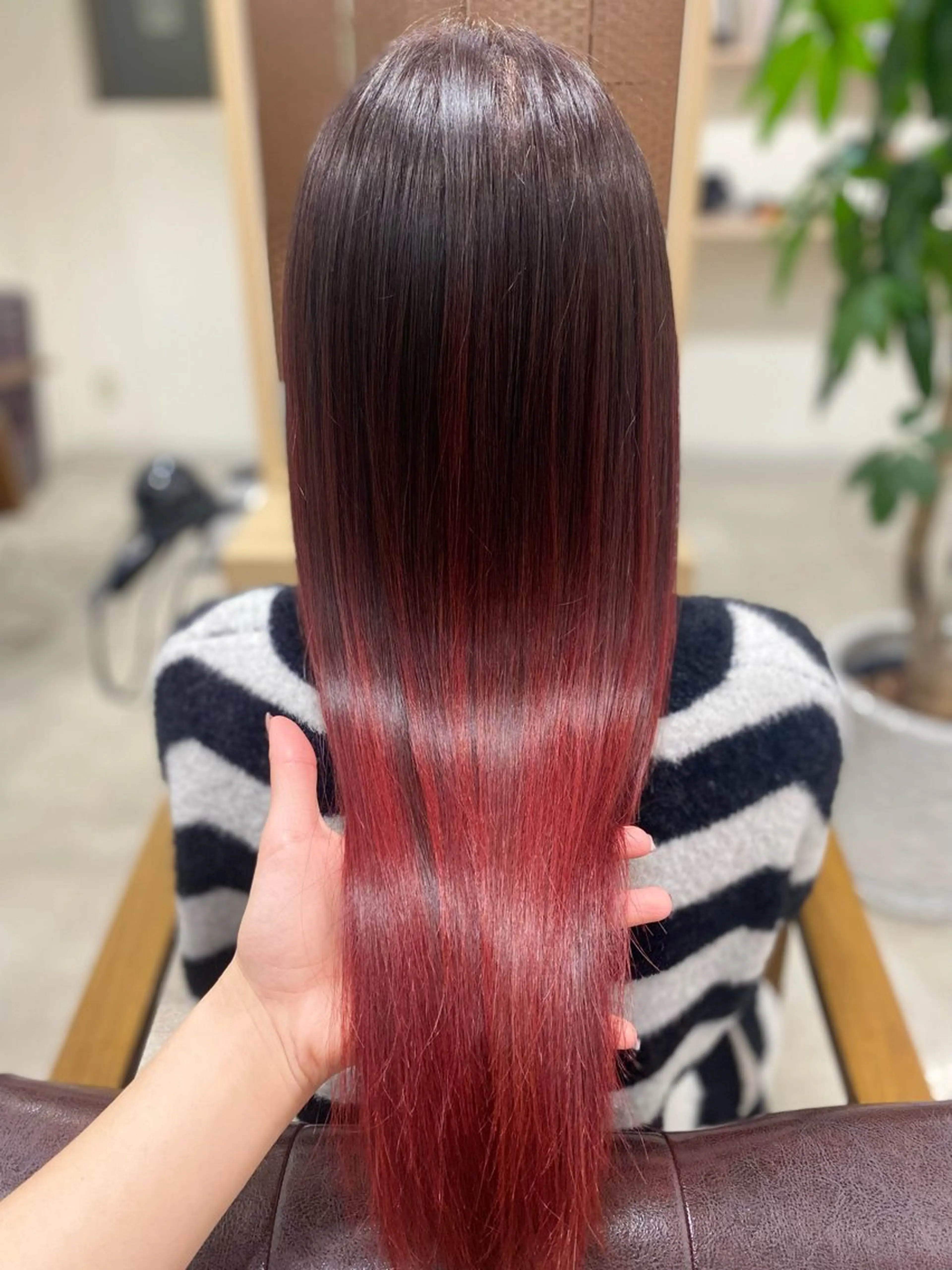 ロング ヘアカラー トリートメント 🎀髪質改善🎀 Olive南森町のヘアスタイル