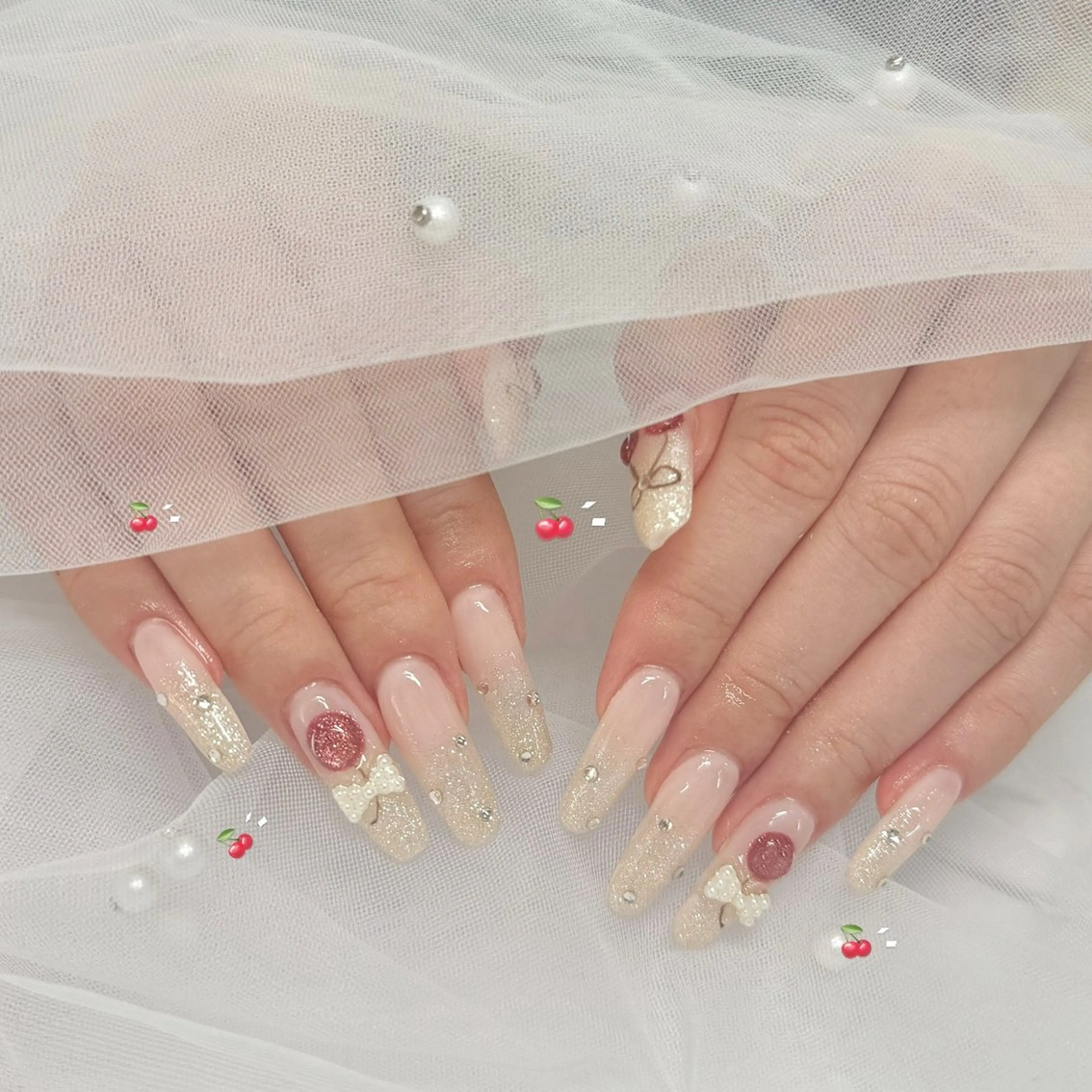 ネイル ぷっくりネイル ハンドネイル 🫧Rio🫧ネイル /渋谷🫧ワンホンのネイルデザイン