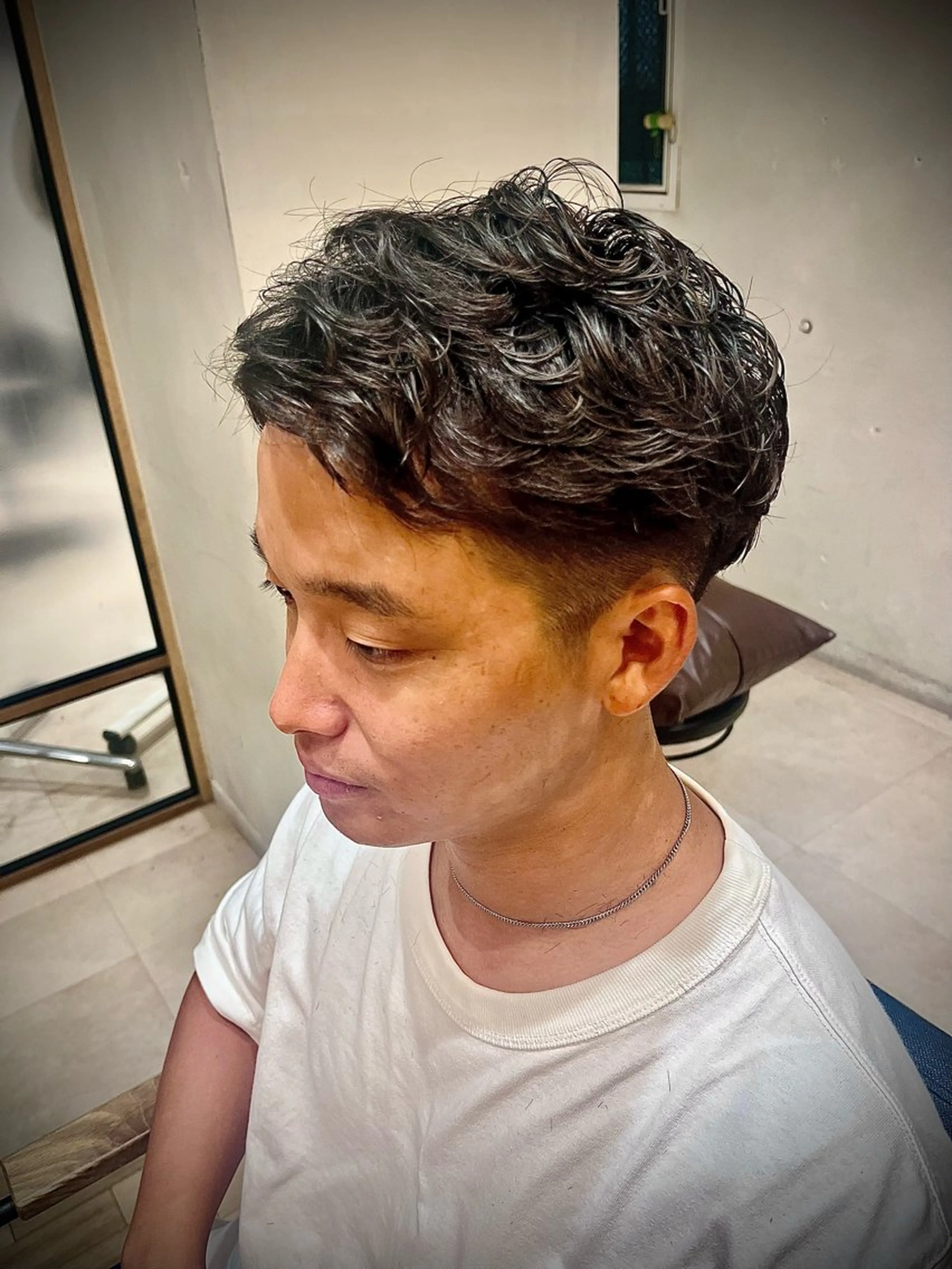 パーマ メンズ メンズパーマ ニュアンスパーマ カット 🟦メンズ特化🟦 たかしま　あさひのヘアスタイル