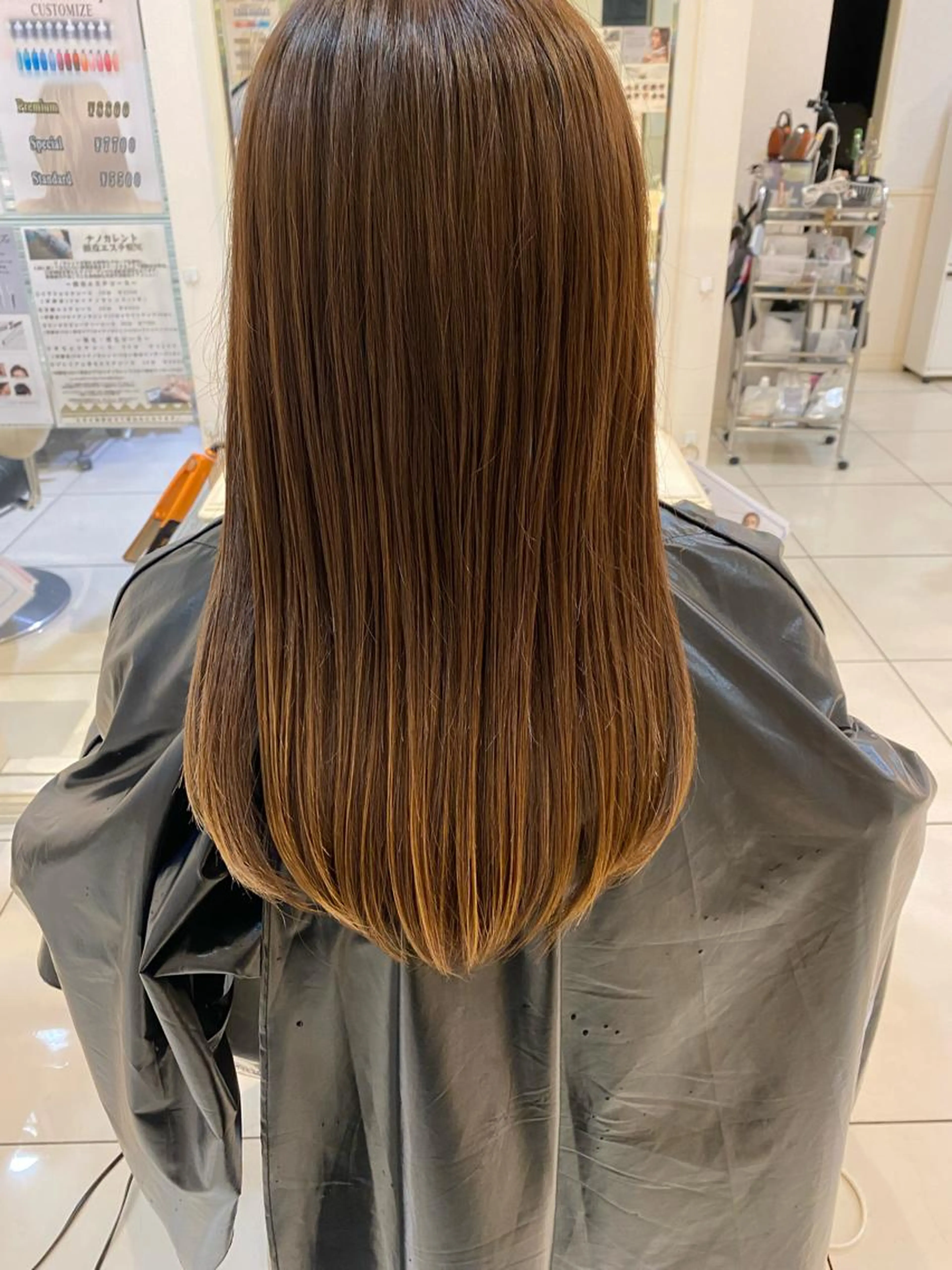 【綺麗な髪の毛に✨😍】カット➕カラー（美髪）の写真