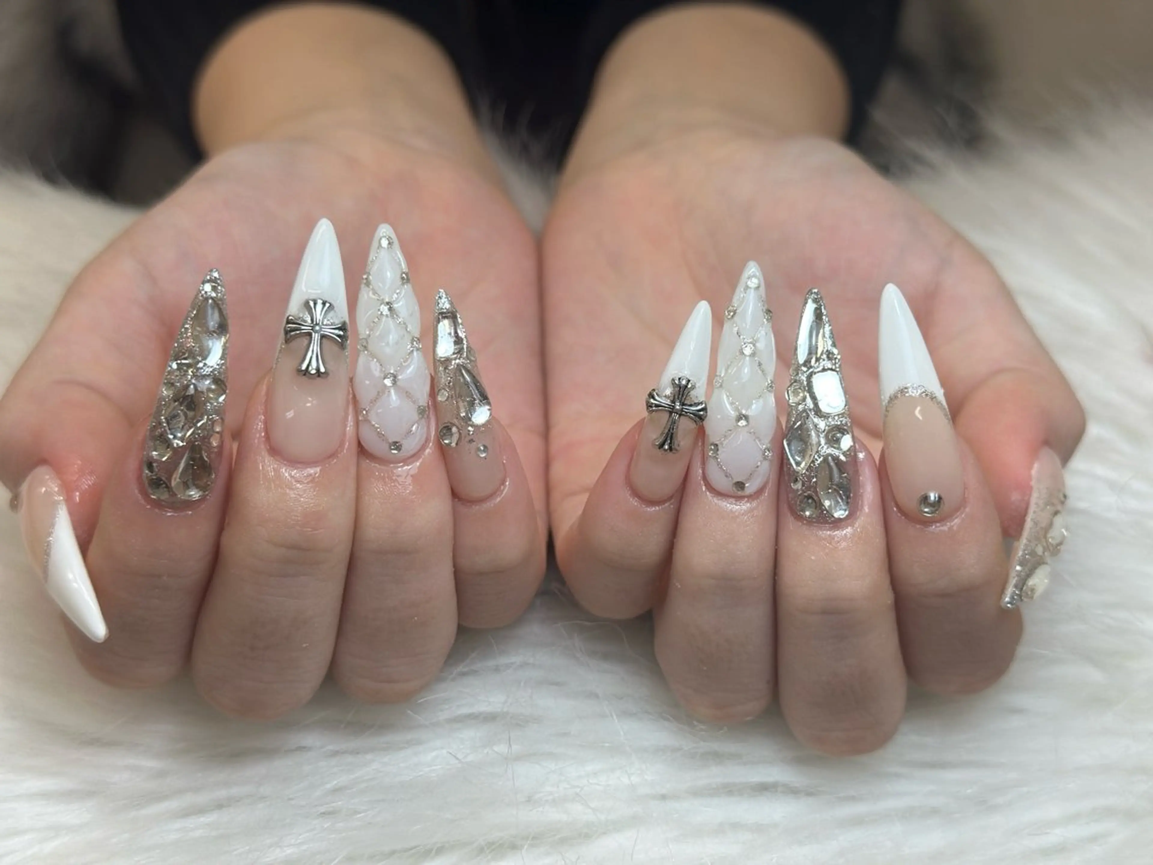 ネイル アートネイル ジェルネイル マグネットネイル ハンドネイル JennNail_ マオのネイルデザイン