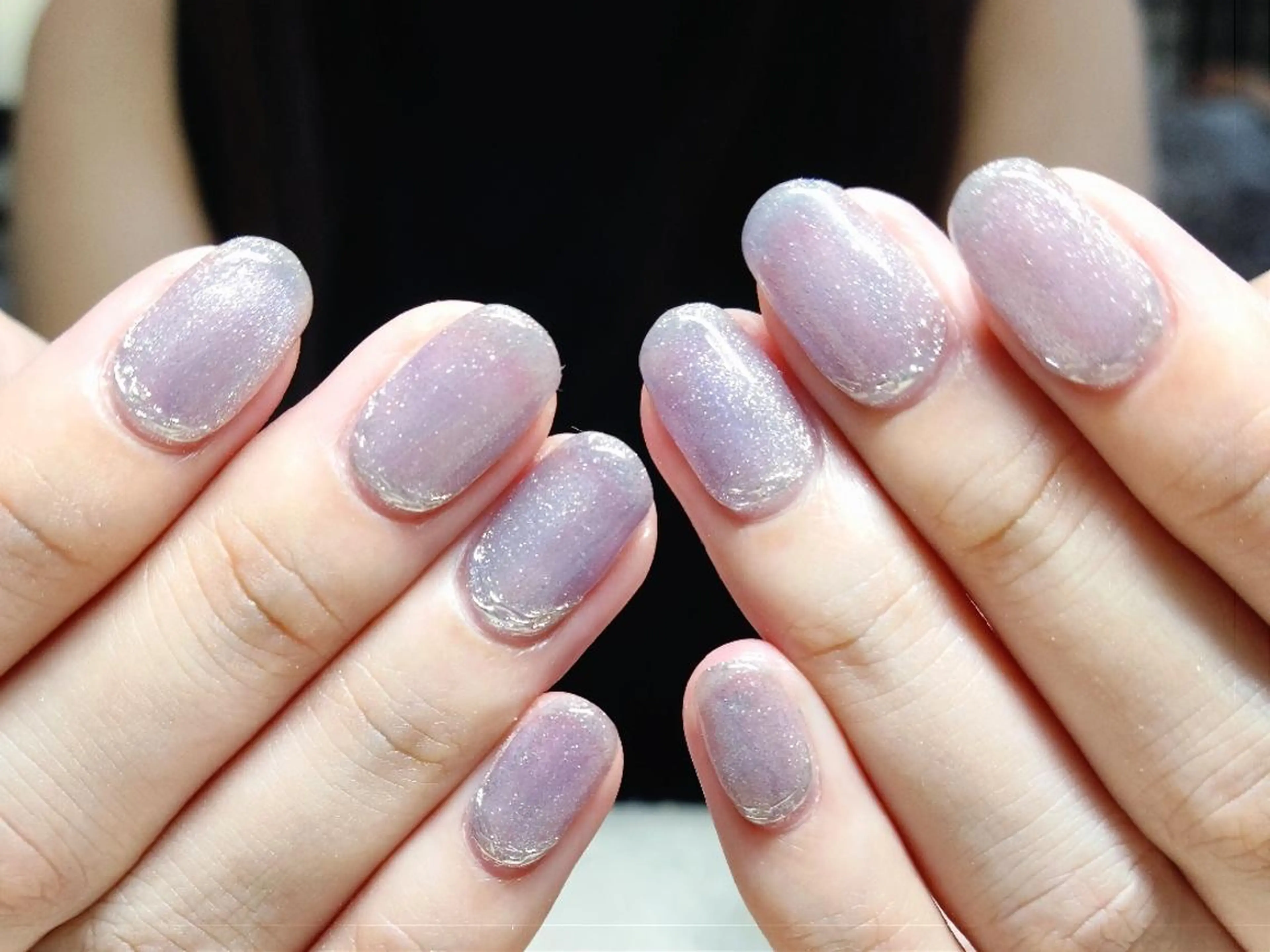 ショート ネイル マグネットネイル ミラーネイル 川畑爪商店 品川高輪 同時施術が人気🌿のネイルデザイン