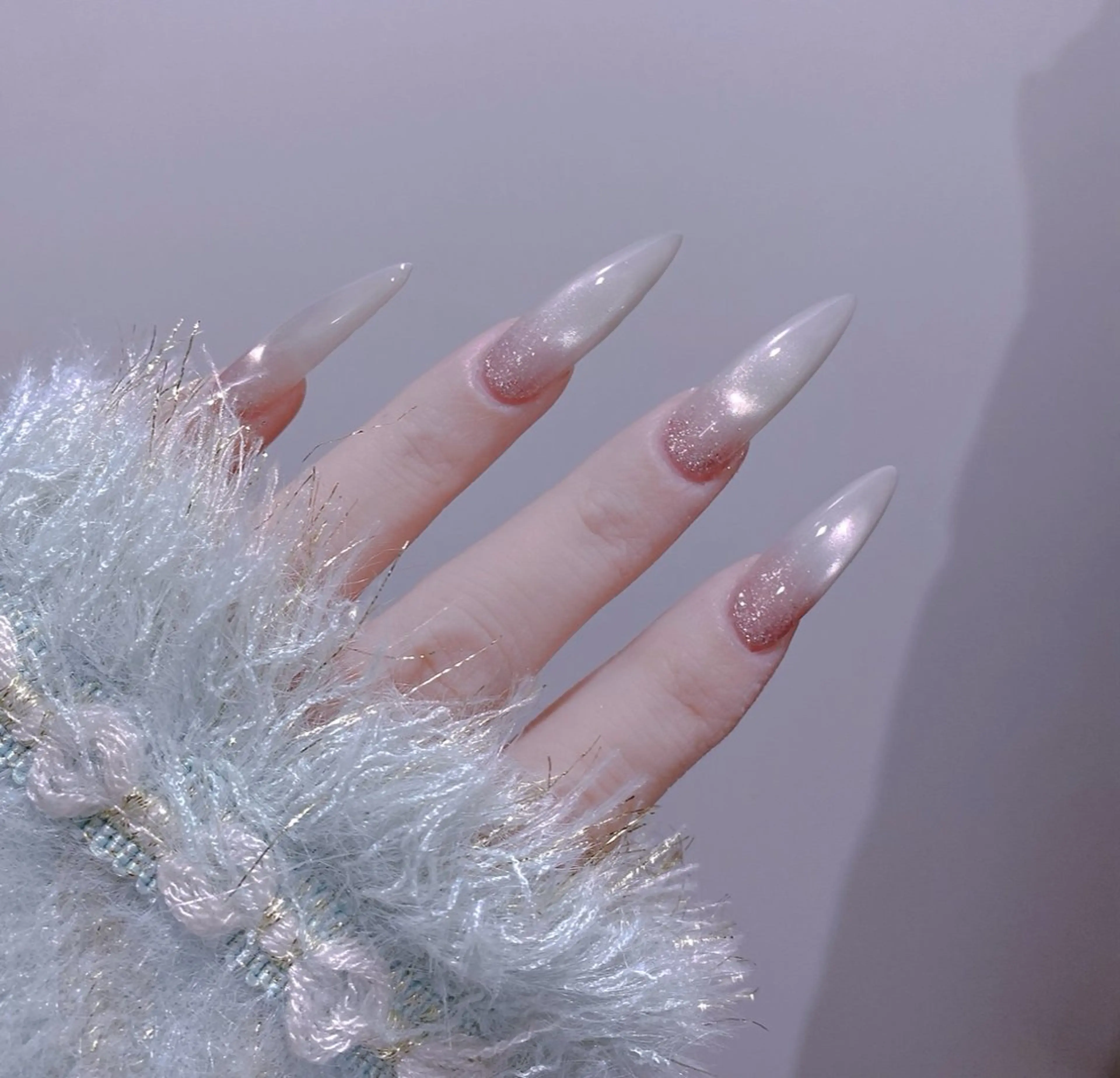 ネイル チークネイル 桜ネイル 長さ出し フットネイル フレンチネイル ビューティー ネイルのネイルデザイン