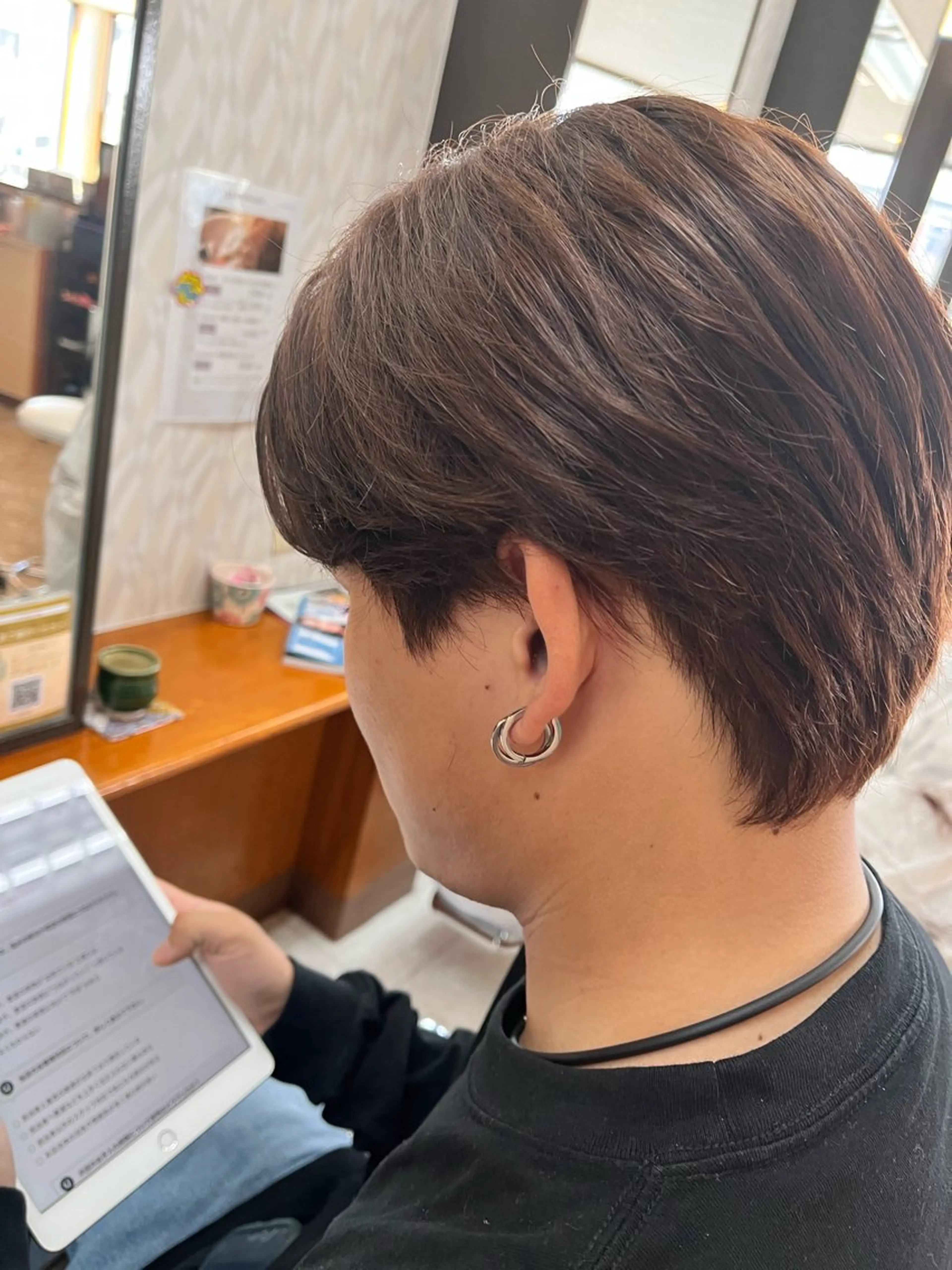 ショート カラー メンズ 熊谷 はつなのヘアスタイル