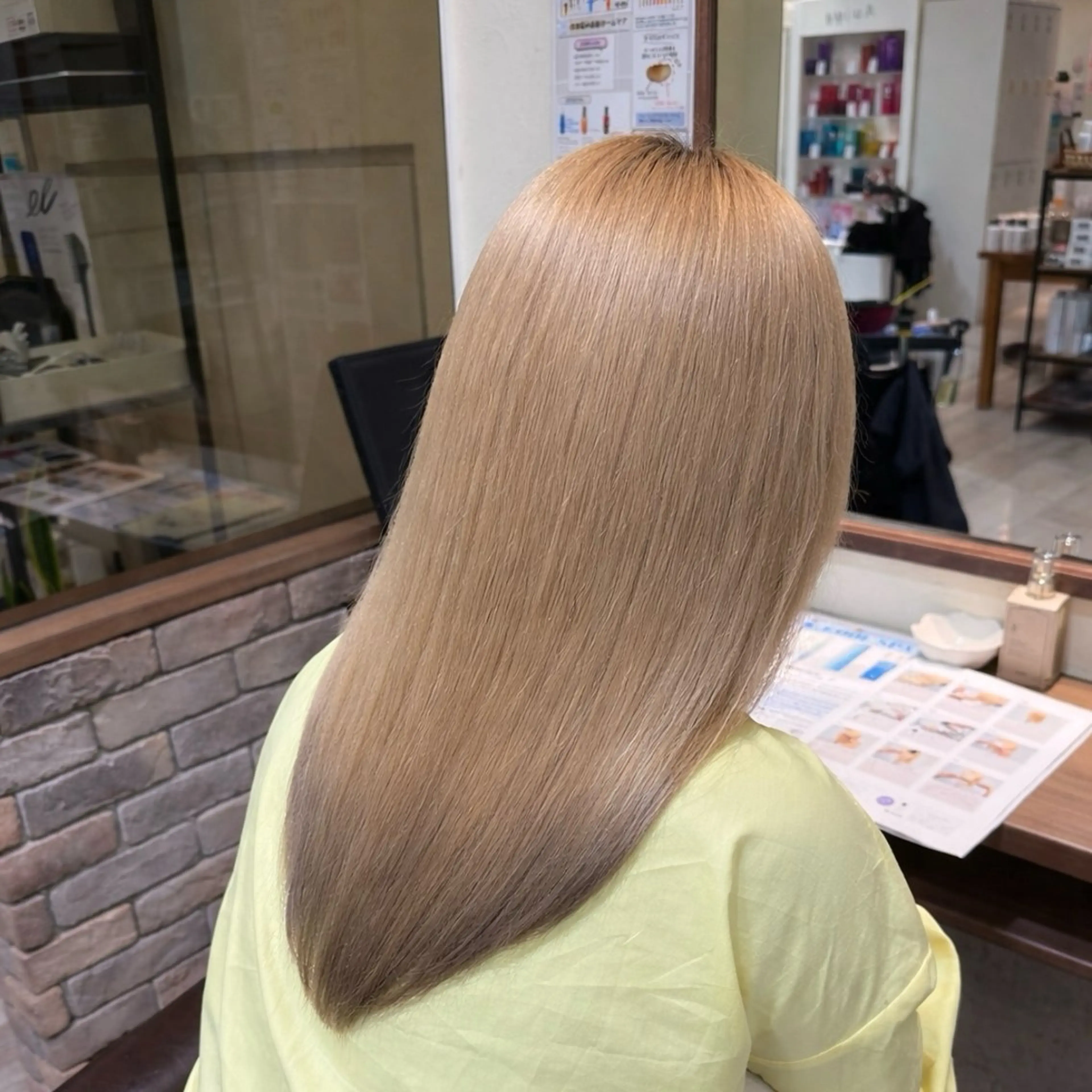 セミロング カット ヘアカラー トリートメント hair make　chou-chou所属・🩶ベージュ🩶/ カラー/RIOのヘアスタイル