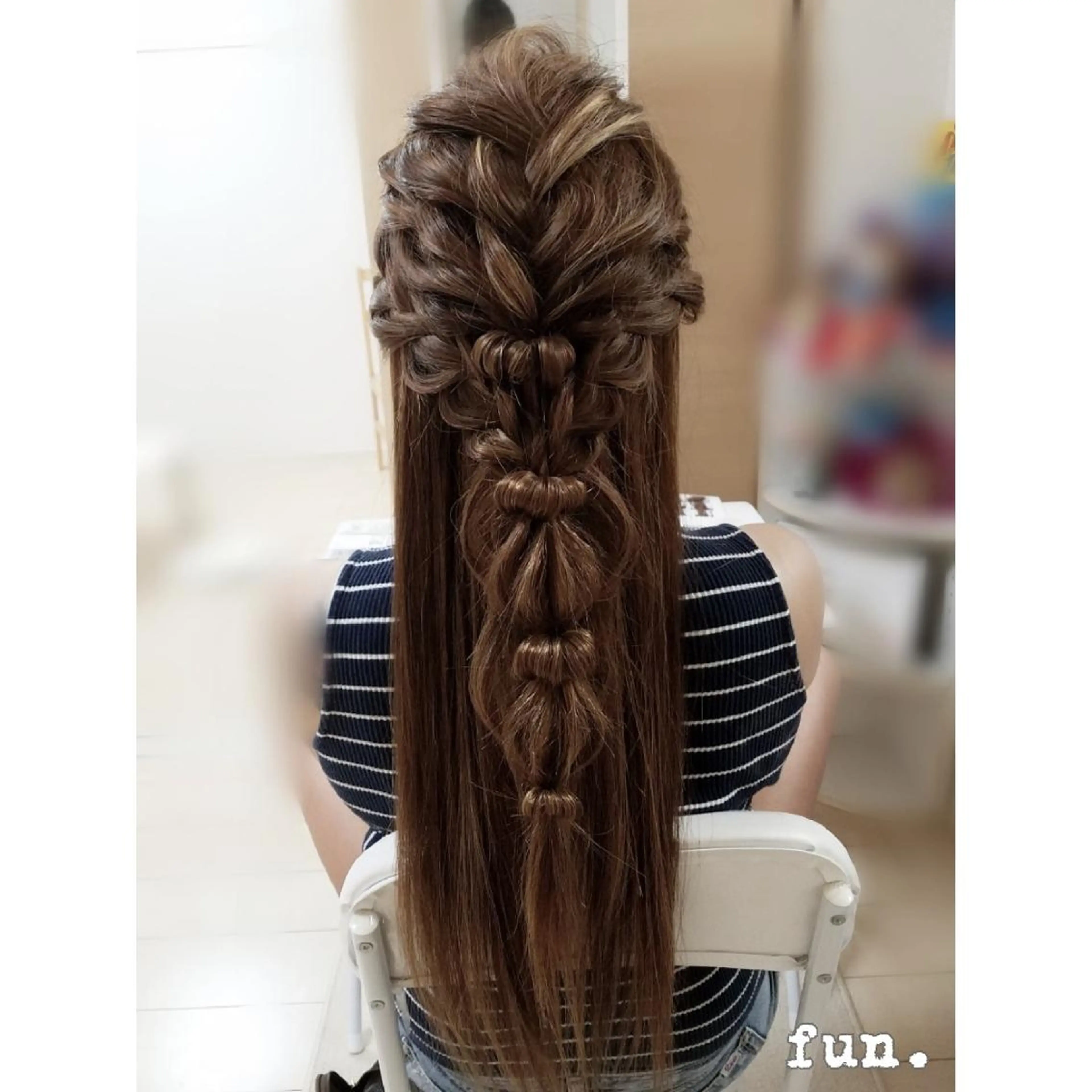 ロング ヘアアレンジ fun./ヘアセット /エクステ/着付のその他イメージ