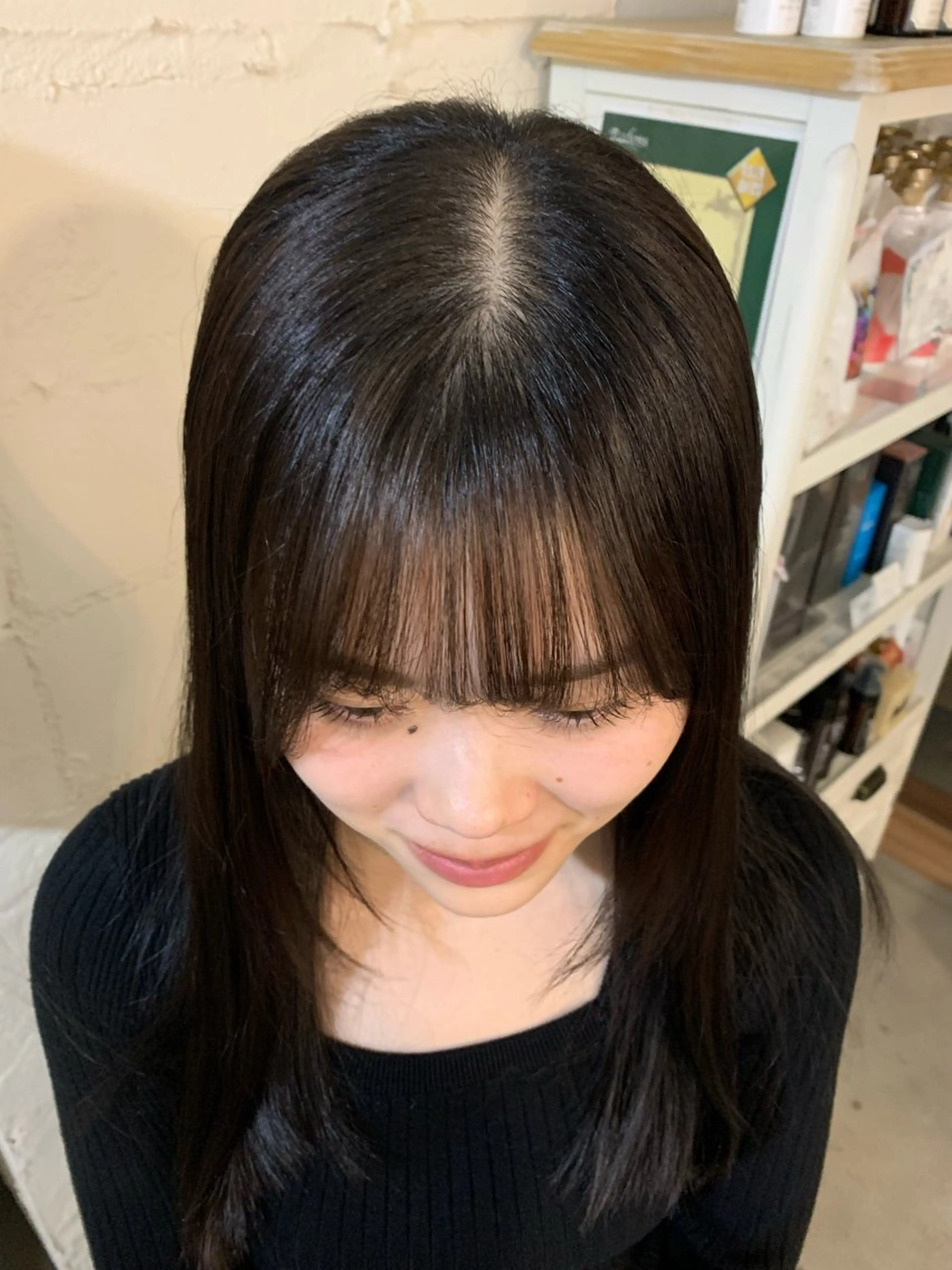 ロング 福永 ちひろのヘアスタイル