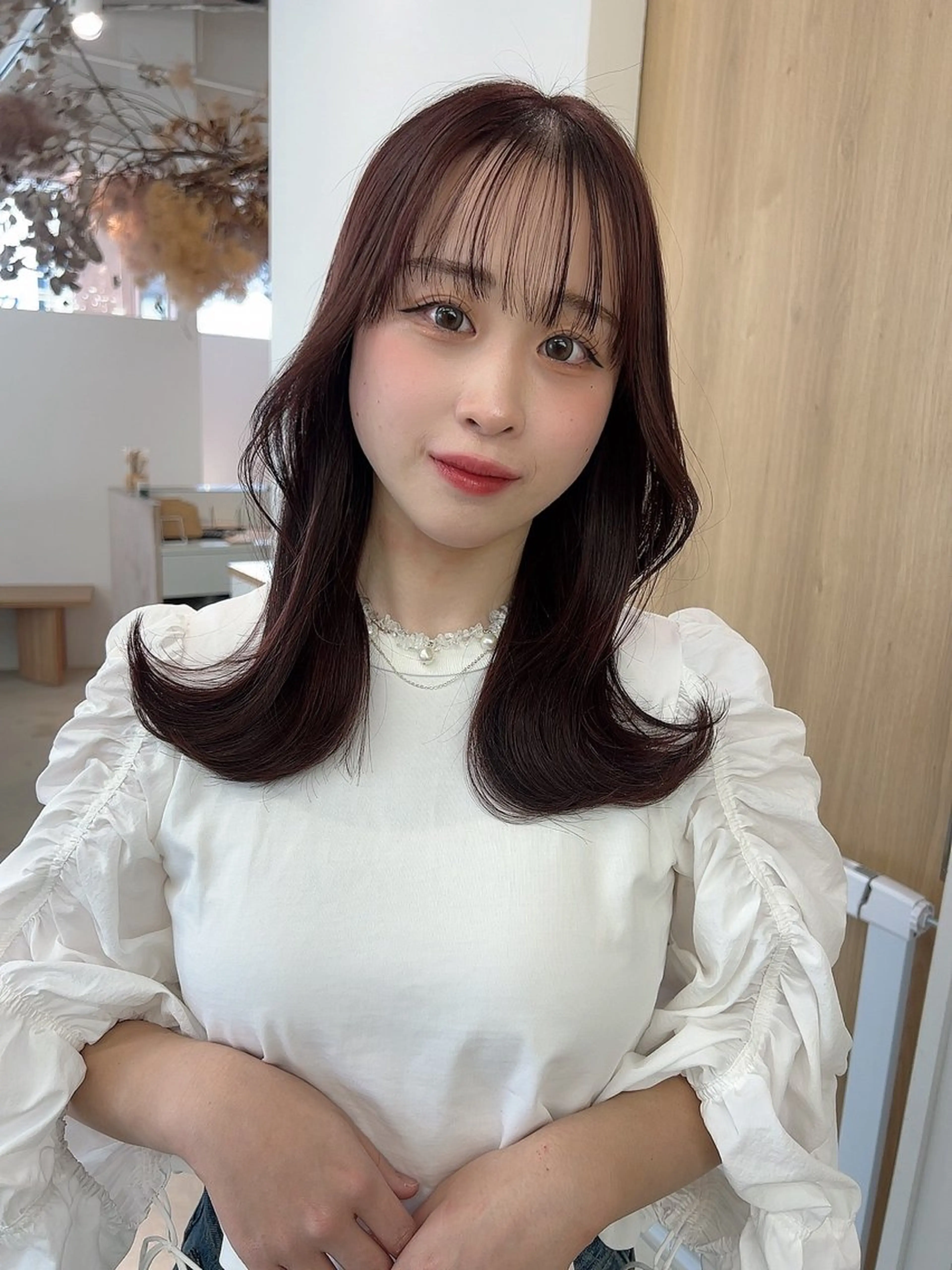 セミロング カット ヘアカラー トリートメント vince. moekoのヘアスタイル