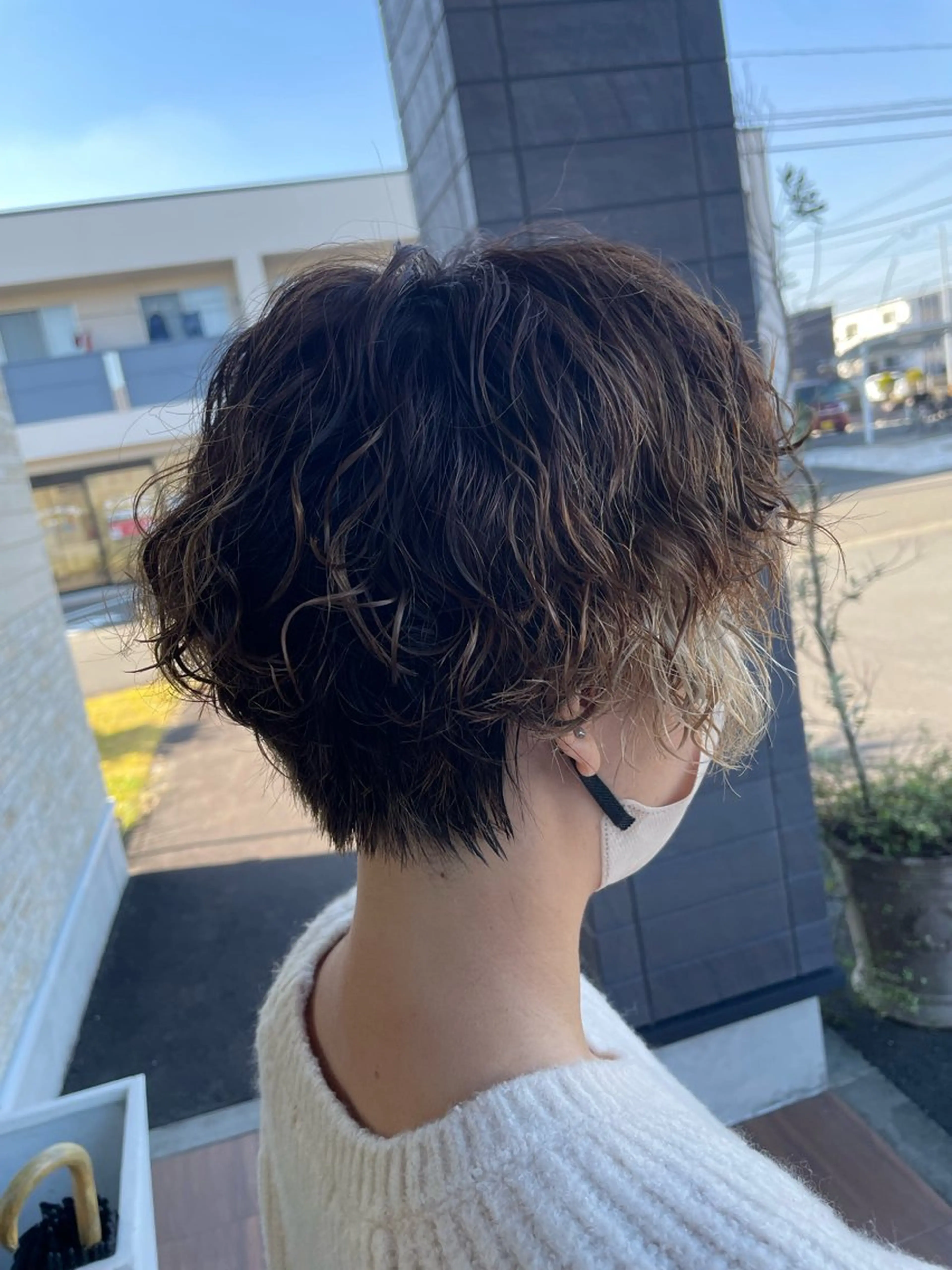 ショート パーマ soen by HEADLIGHT 橘通所属・AOI soenのヘアスタイル