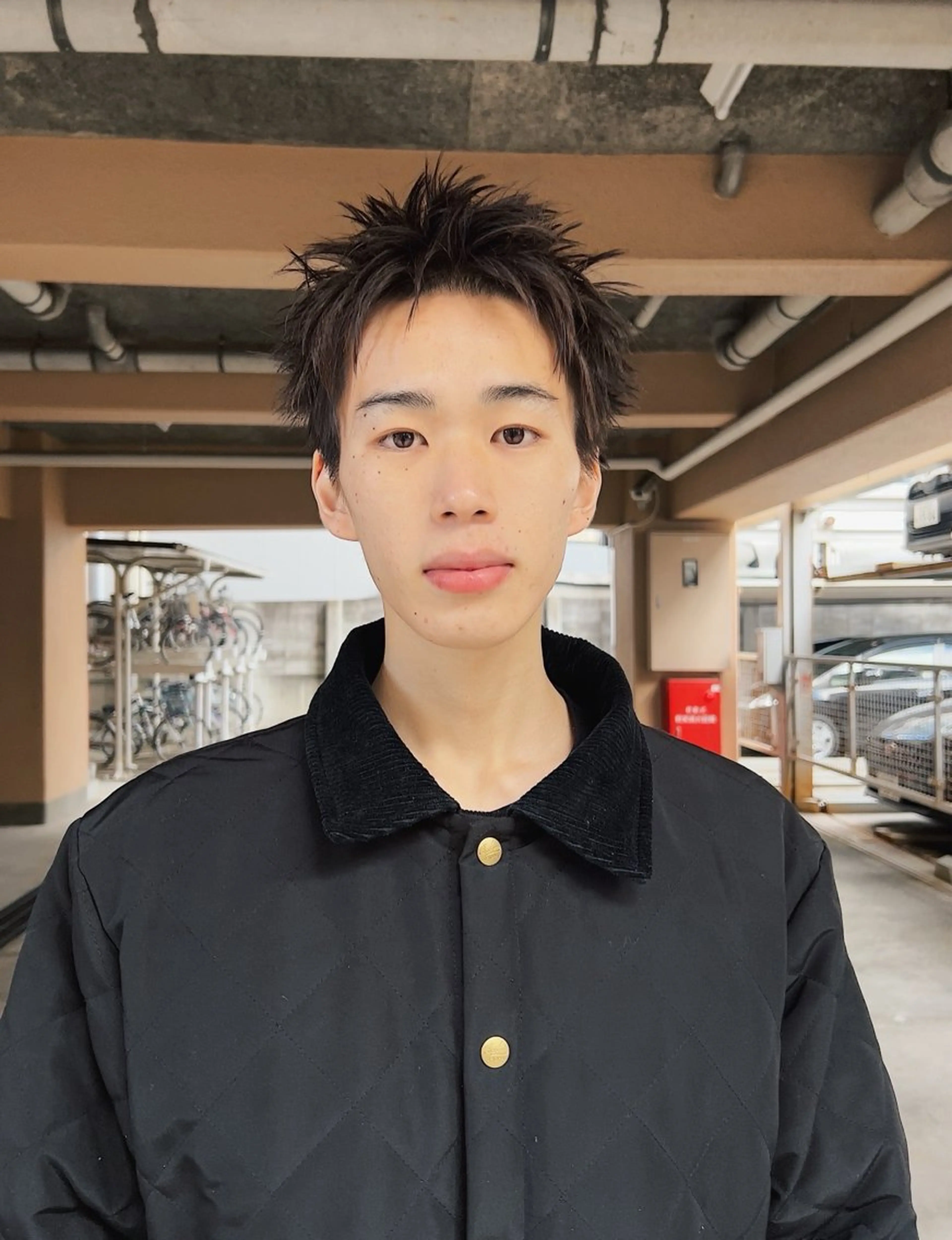 メンズ カット 大阪メンズパーマ /スパイキー/らいのヘアスタイル