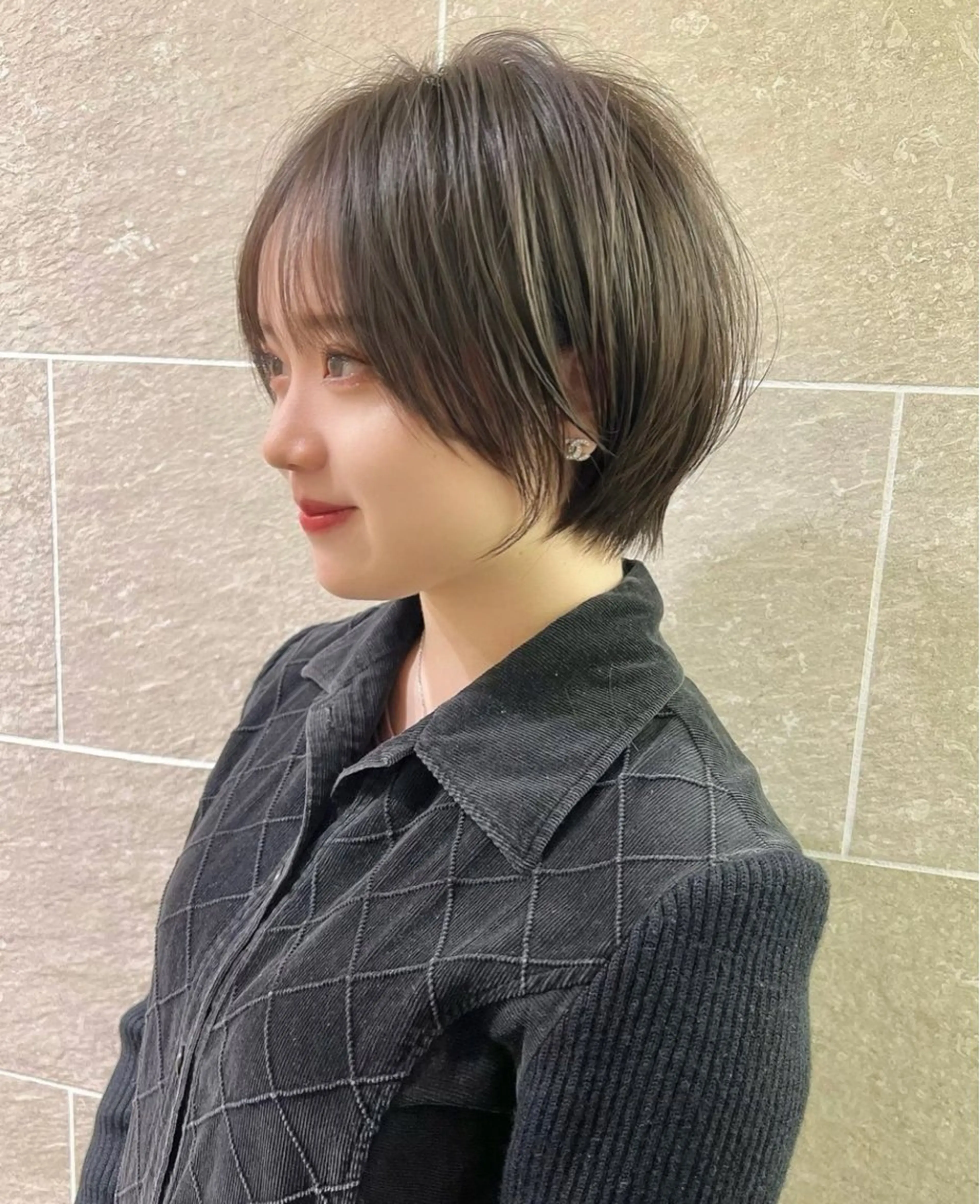 ショート sand 大阪梅田所属・ショートパーマ🌀 ✂︎小寺仁紫のヘアスタイル