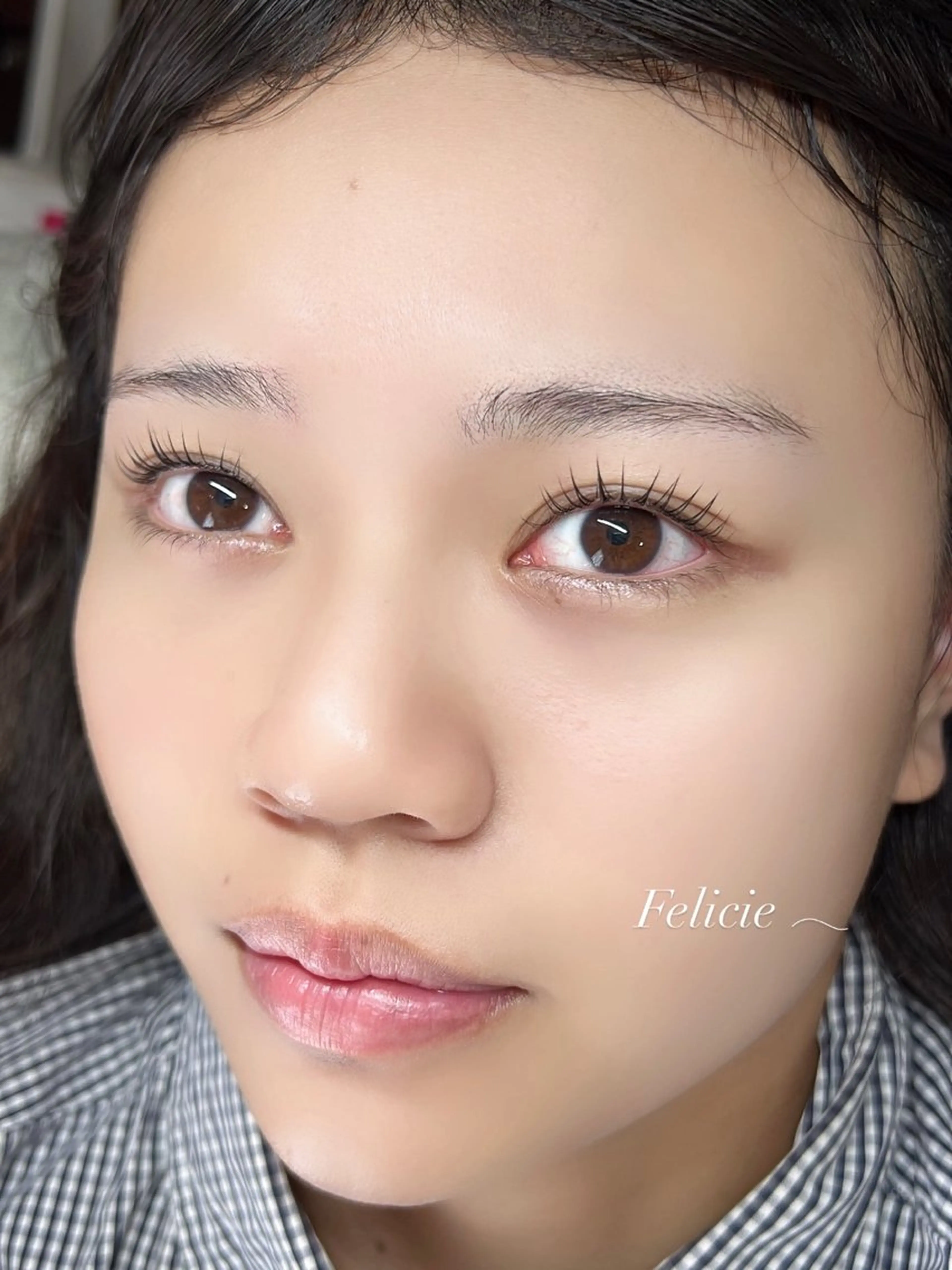 マツエク・マツパ パリジェンヌラッシュリフト マツパ Felicie＊ Sayakaのマツエク・マツパデザイン