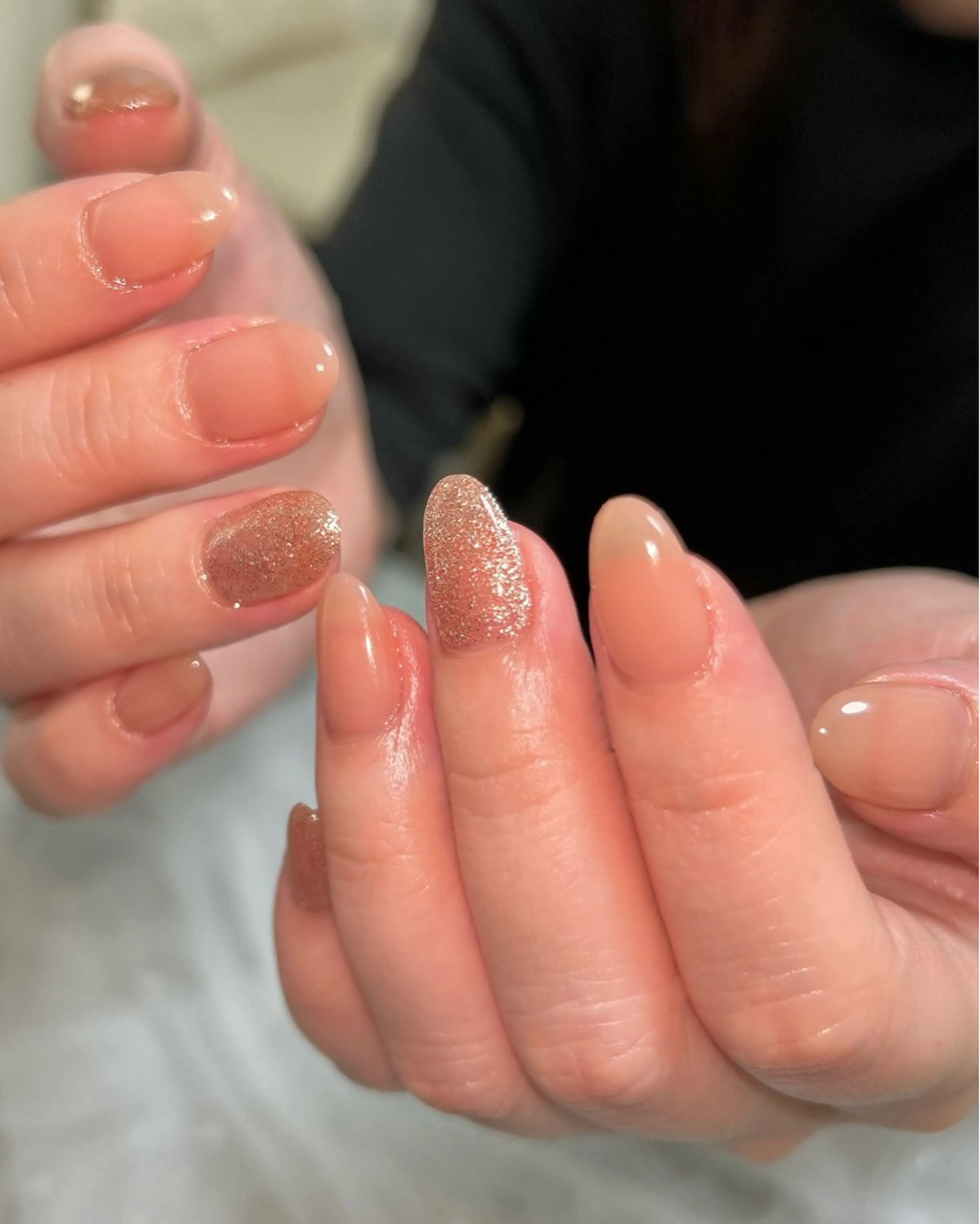 ネイル ワンカラーネイル ハンドネイル ten nail salon　かえでのネイルデザイン