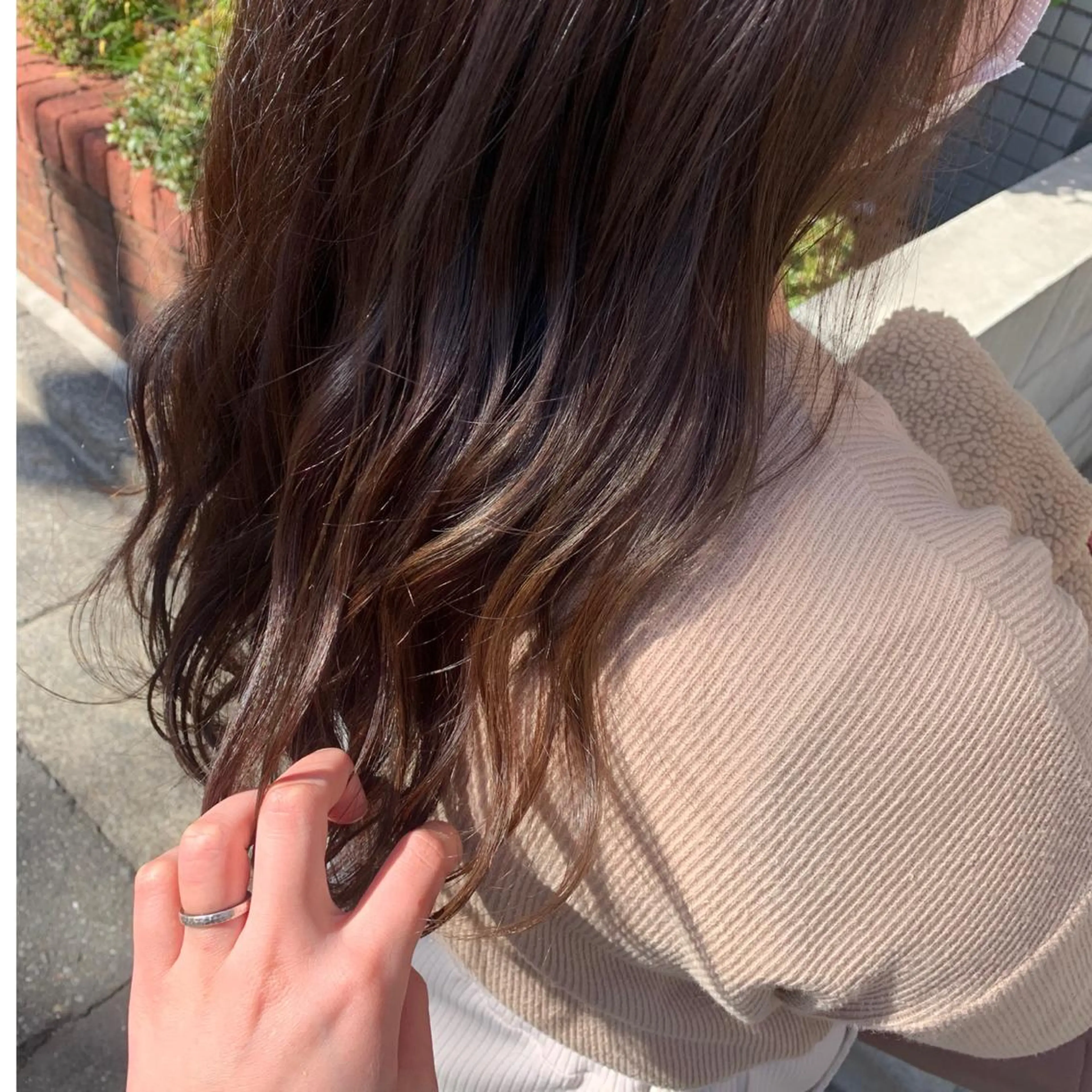 ロング カラー 髪質改善/縮毛矯正 艶カラー/珠聡のヘアスタイル