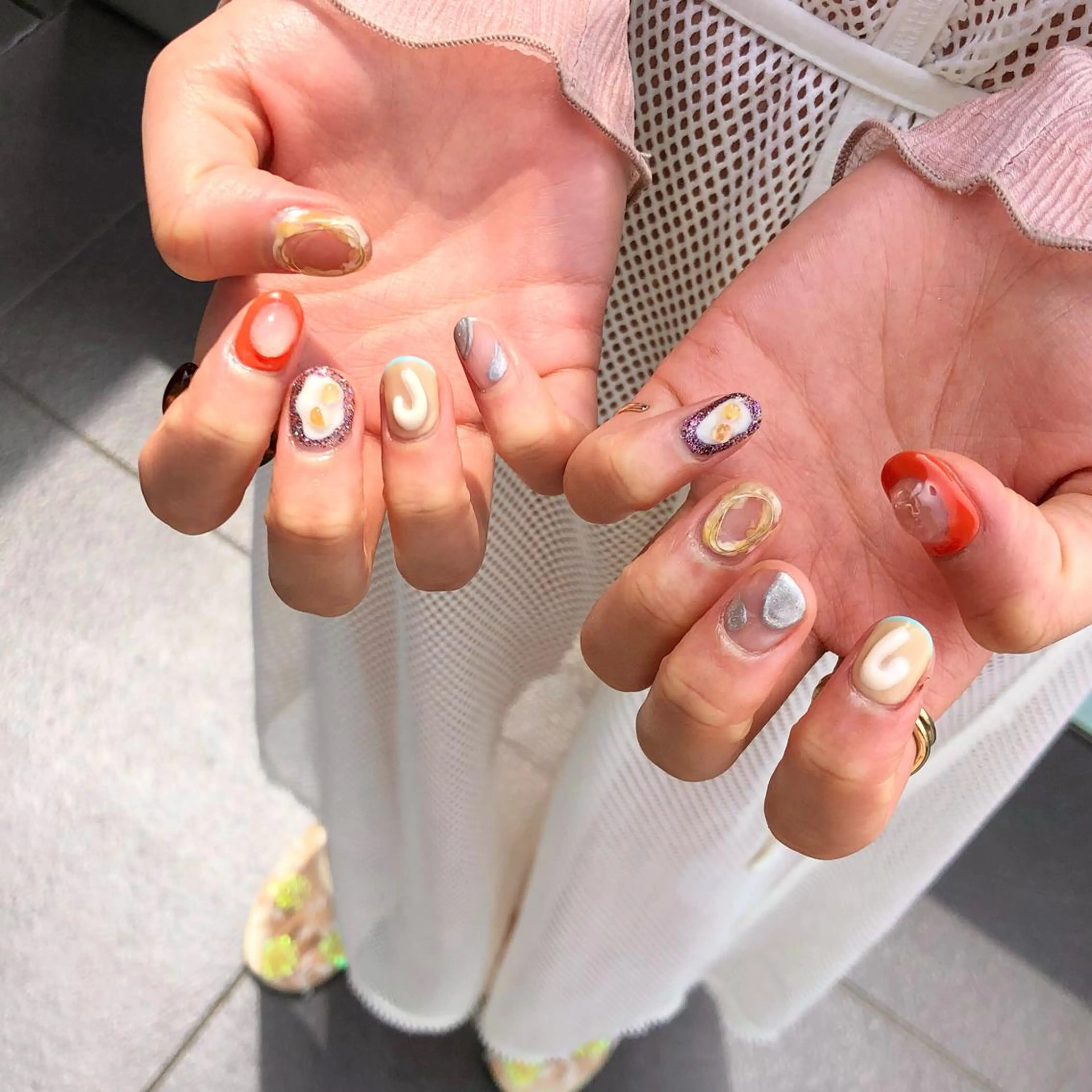 ネイル 持ち込み ハンドネイル yurina/ パラジェル認定サロンのネイルデザイン