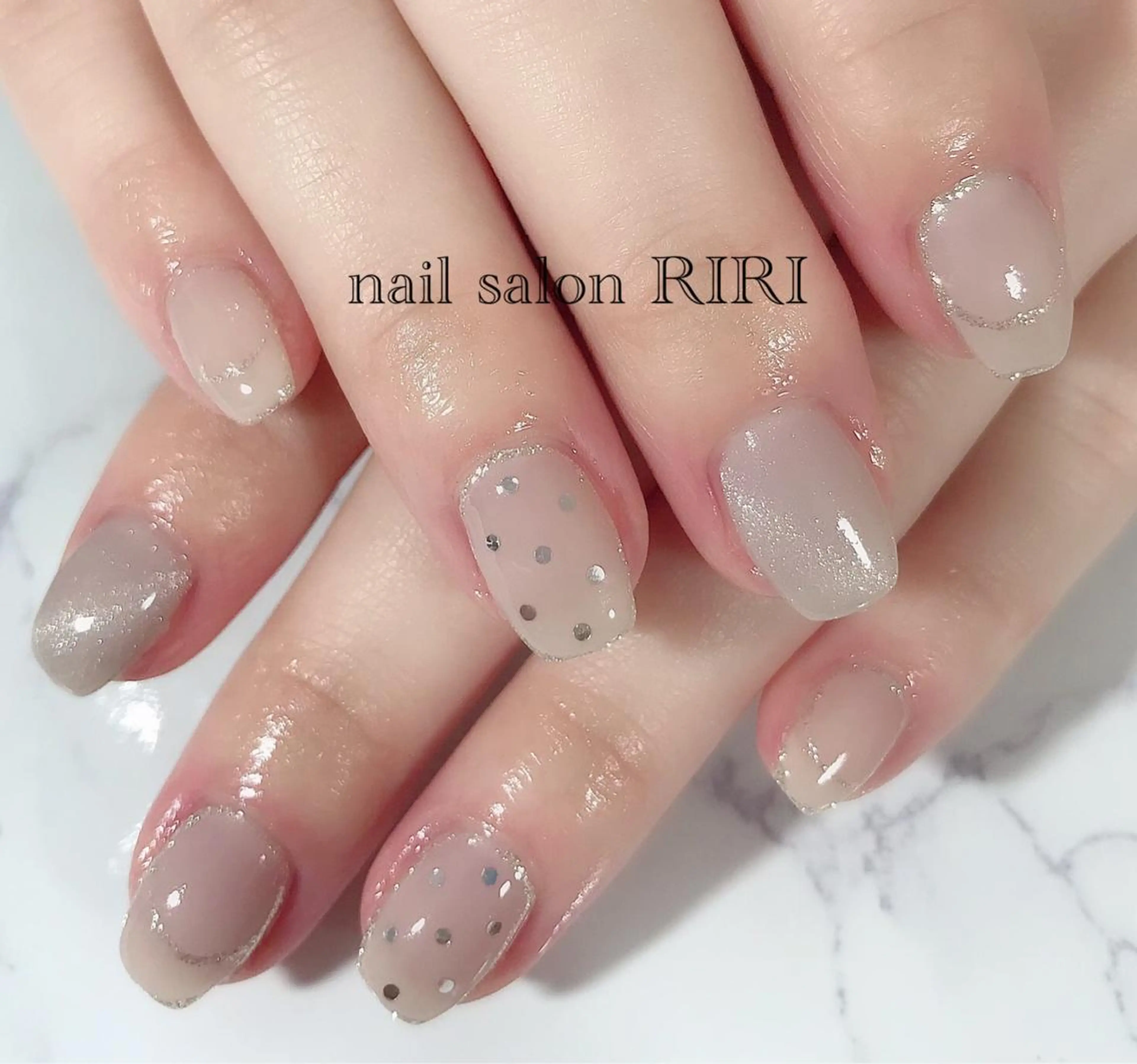 ネイル フレンチネイル マグネットネイル private  nail  salon RIRI所属・RIRI リリのネイルデザイン