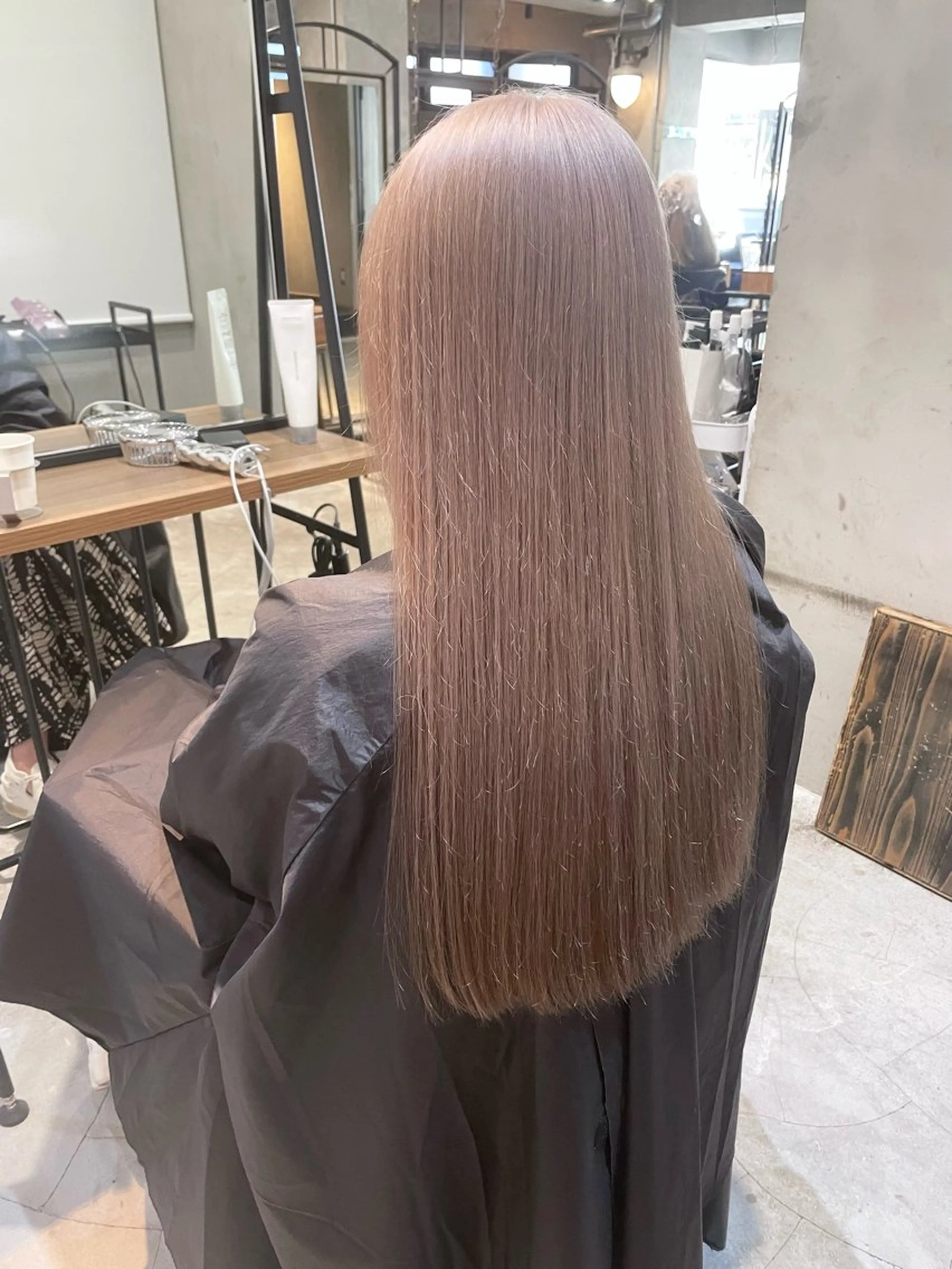 ロング カラー ヘアアレンジ ヘアカラー トリートメント ヘッドスパ ヘアセット 🌿透明感/レイヤー 🌿TATSUKIのヘアスタイル