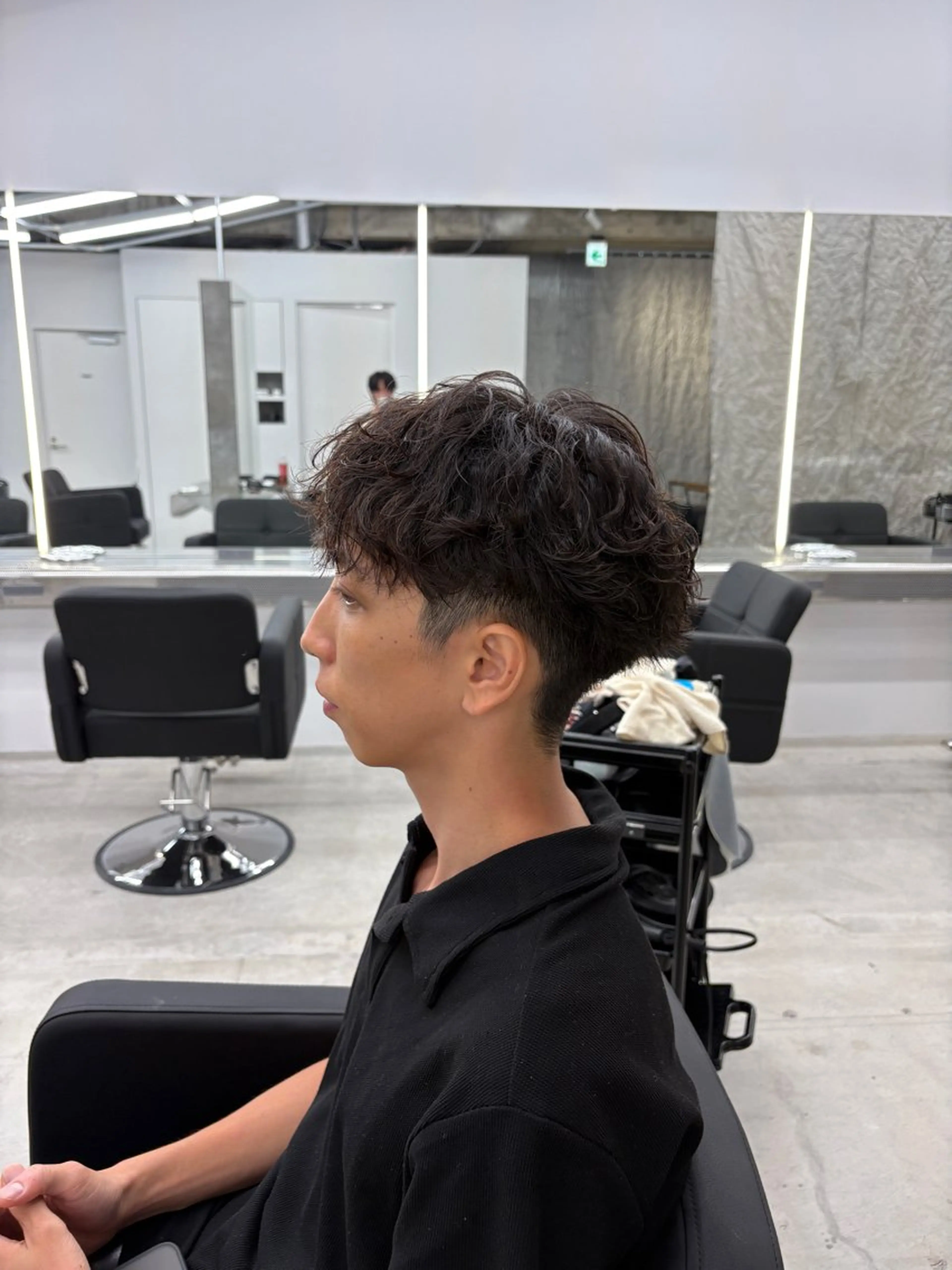 パーマ メンズ akihiro／韓国 ヘア／栄のヘアスタイル