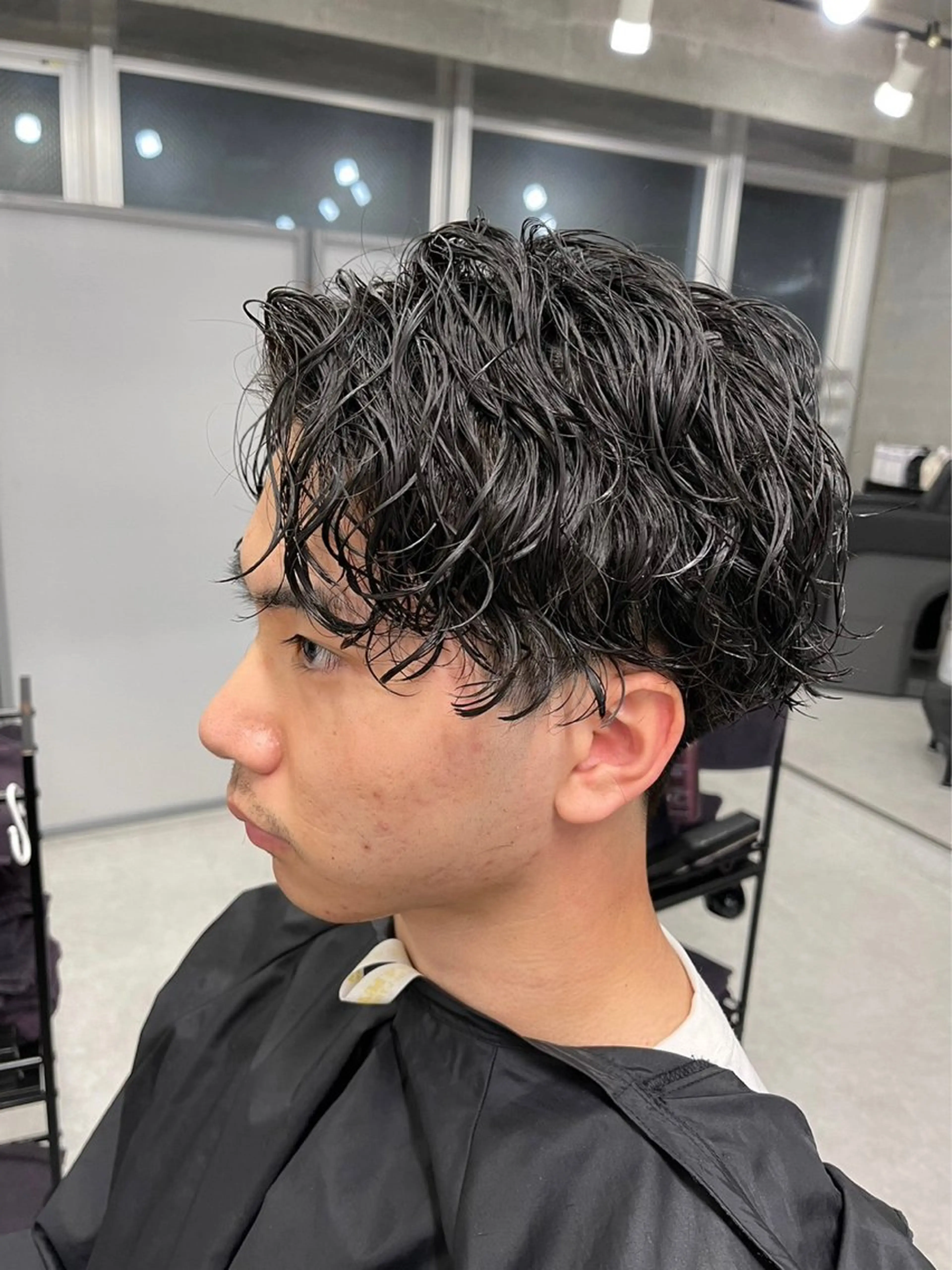 パーマ メンズ カット パーマ サロンジオ国分寺所属・メンズ似合わせ職人 🌈SYUのヘアスタイル