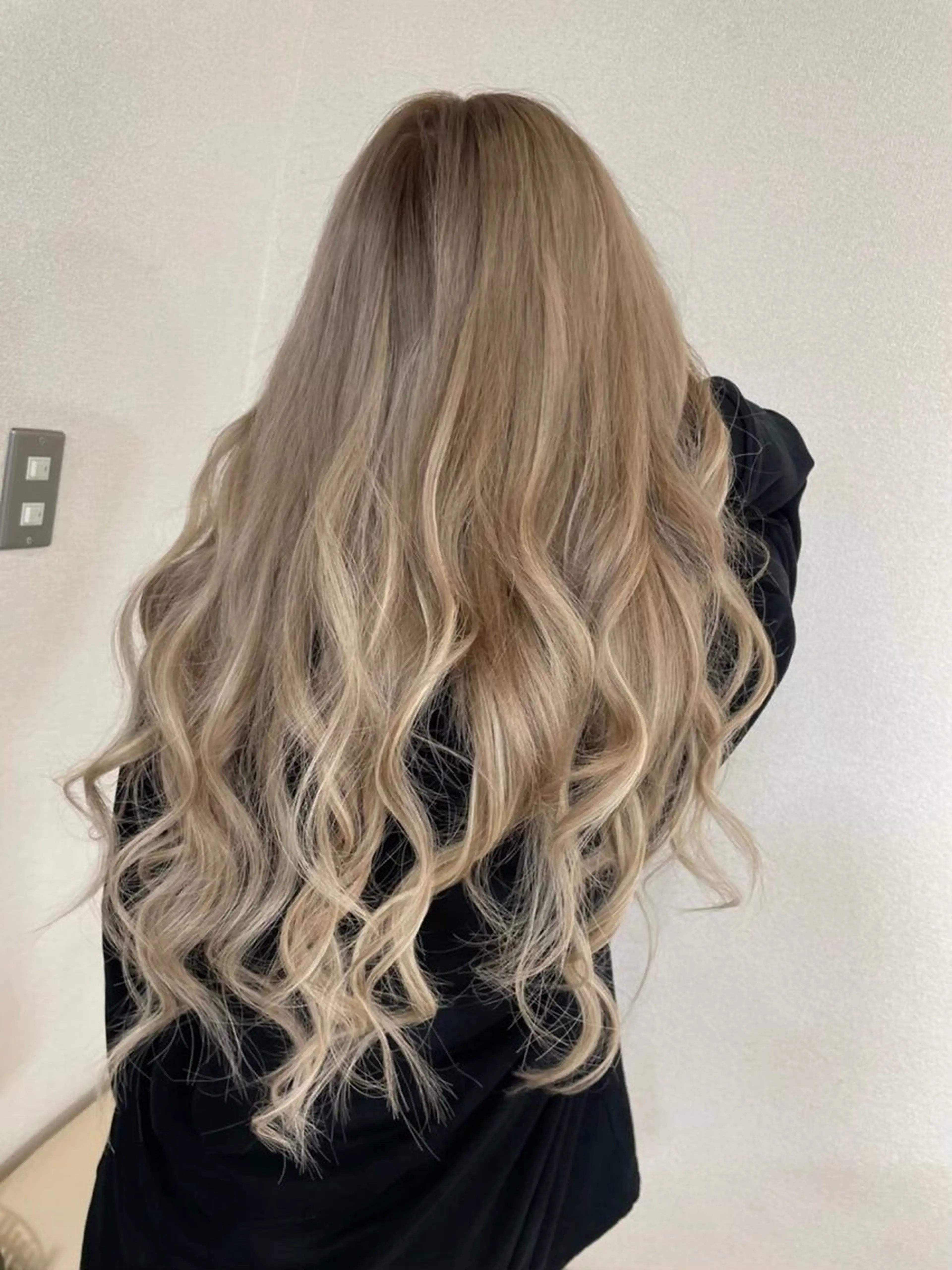 ロング カラー シールエクステ エクステ エクステ エクステ KAZUMAのヘアスタイル