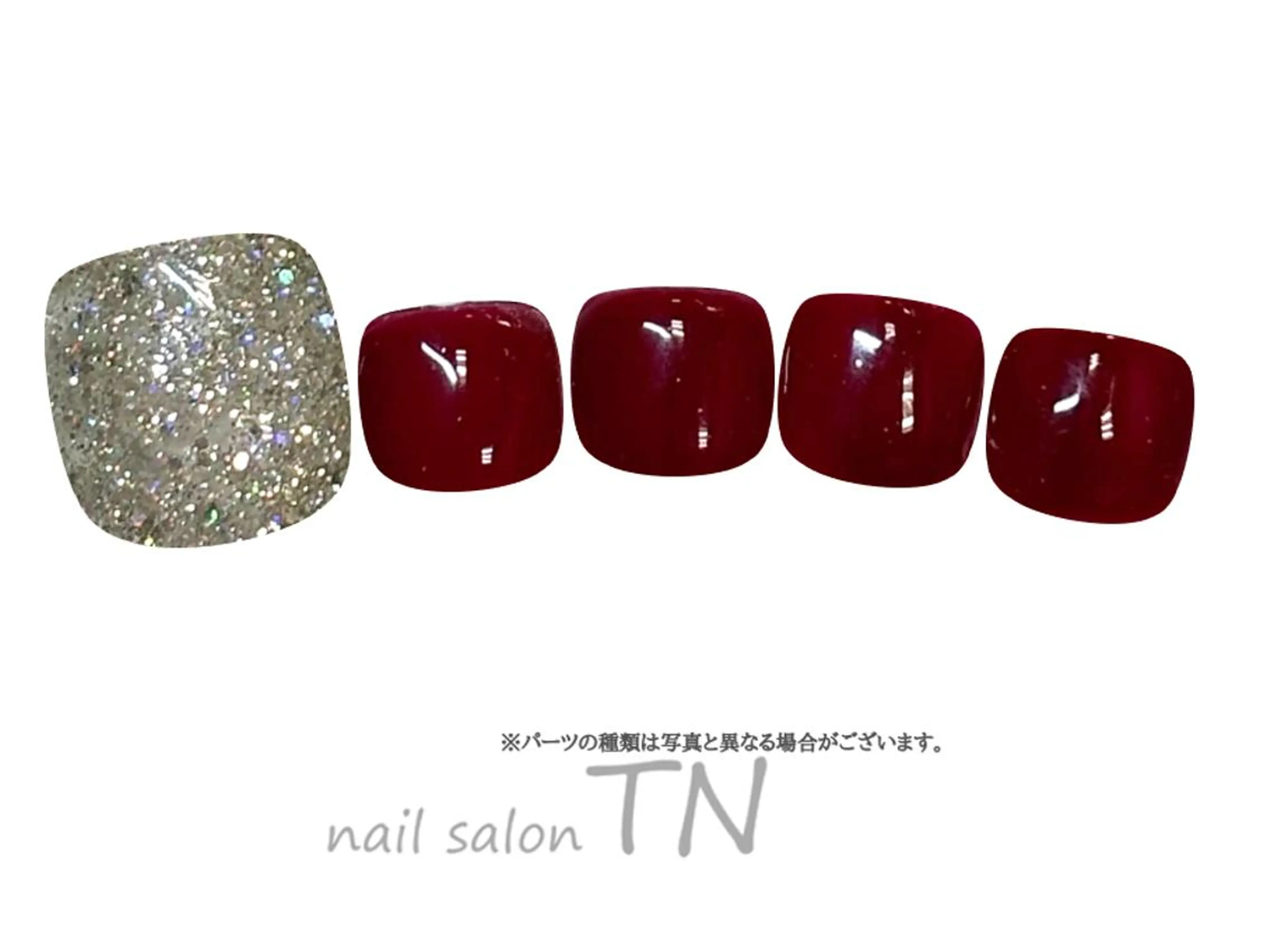 ネイル フットネイル 中島 実穂のネイルデザイン