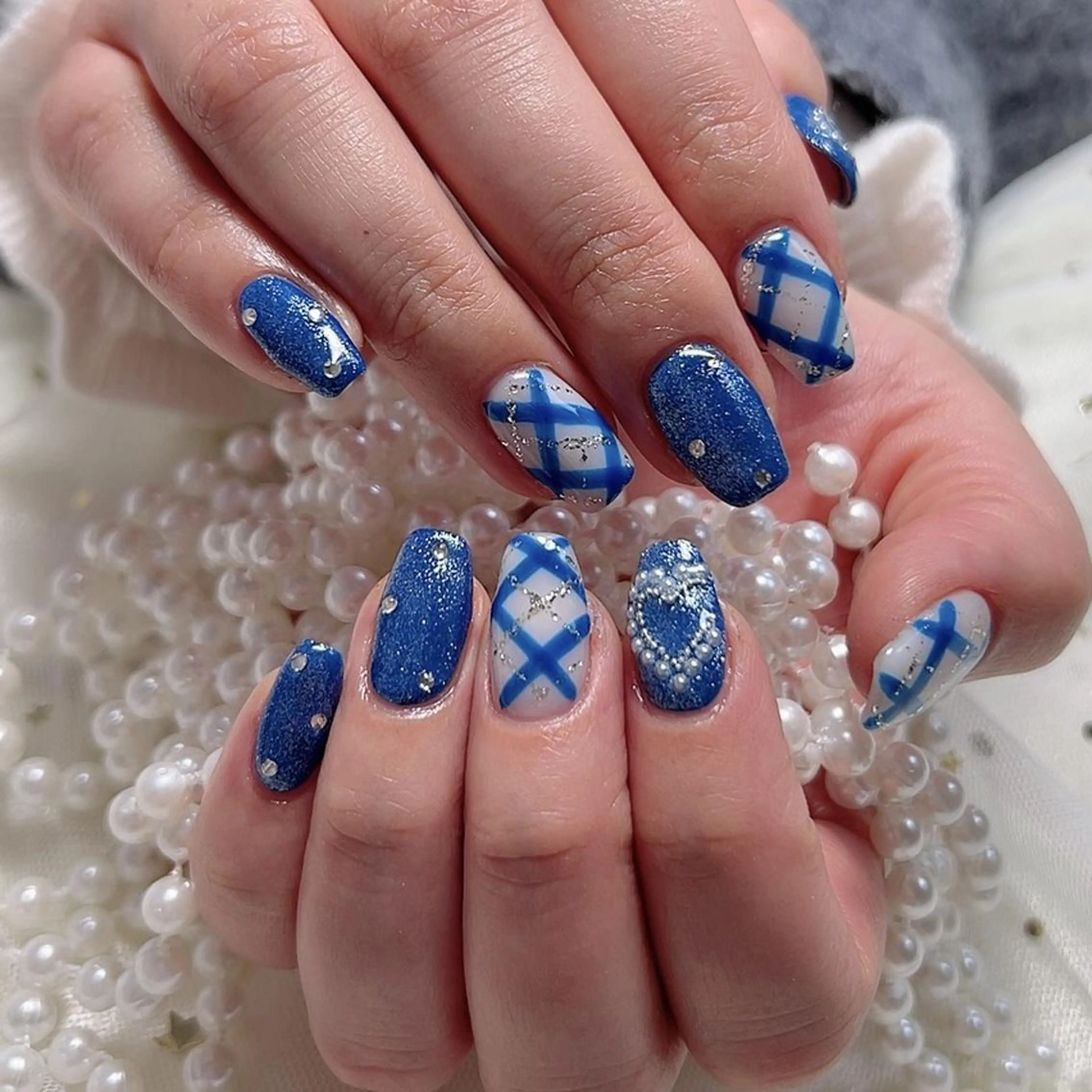 《Hand》持ち込みデザイン☆ゴテゴテ10本やり放題￥12900の写真