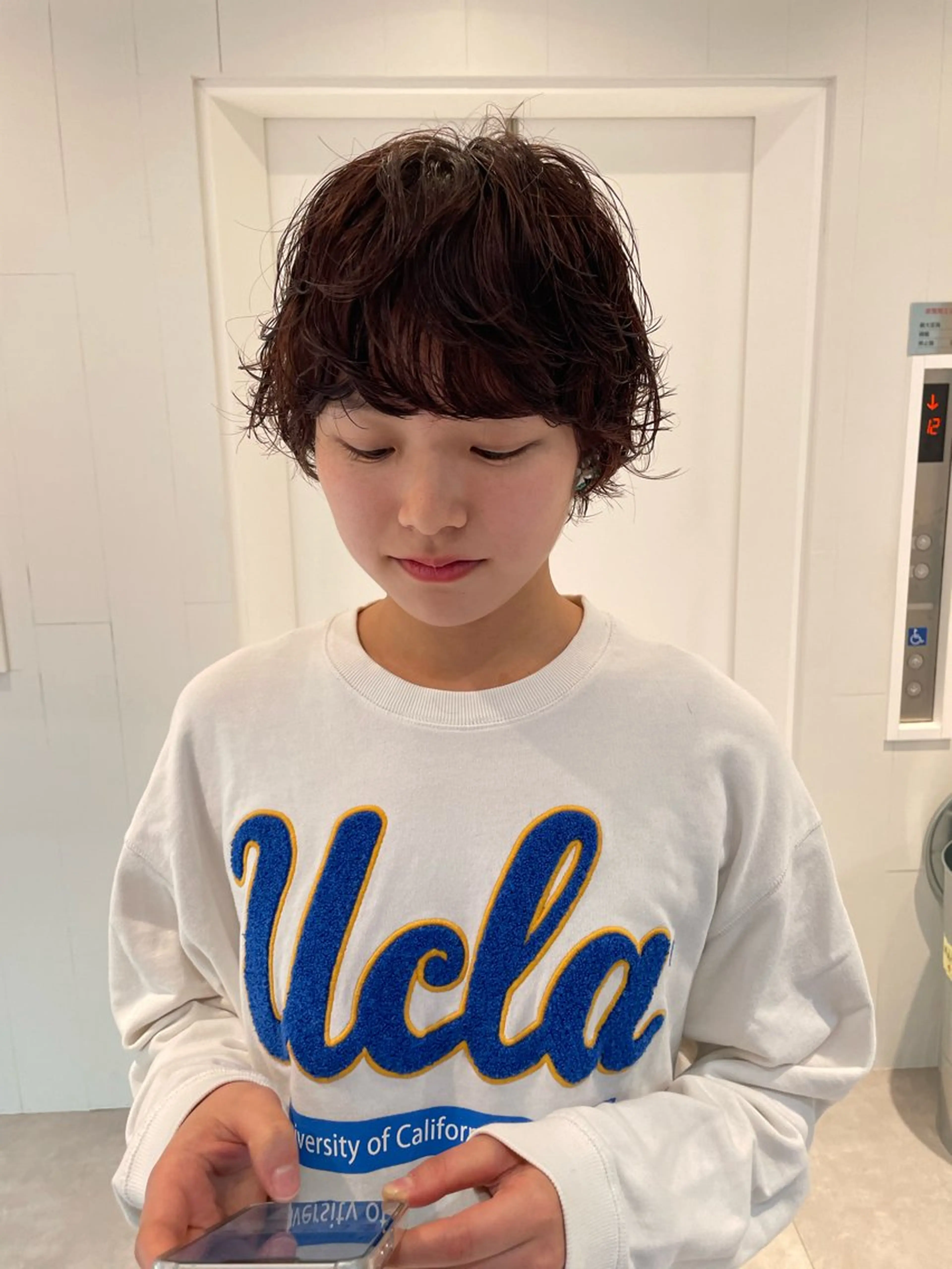 ショート パーマ ショートヘア カット パーマ トリートメント Kouta/似合わせ /パーマ/カラーのヘアスタイル