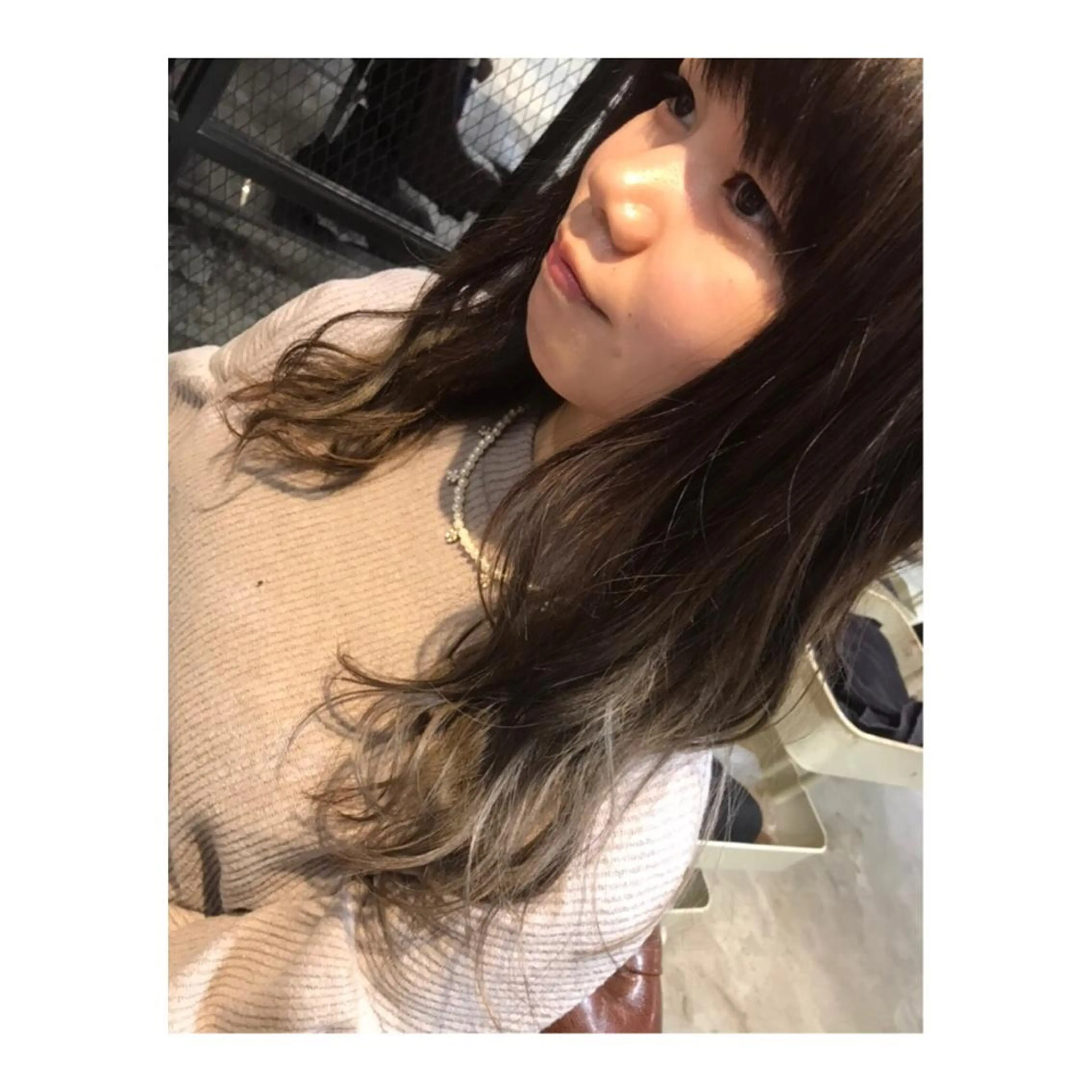 ロング カラー アッシュ アッシュブラウン ブラウンカラー グラデーションカラー 竹嶌 健吾のヘアスタイル