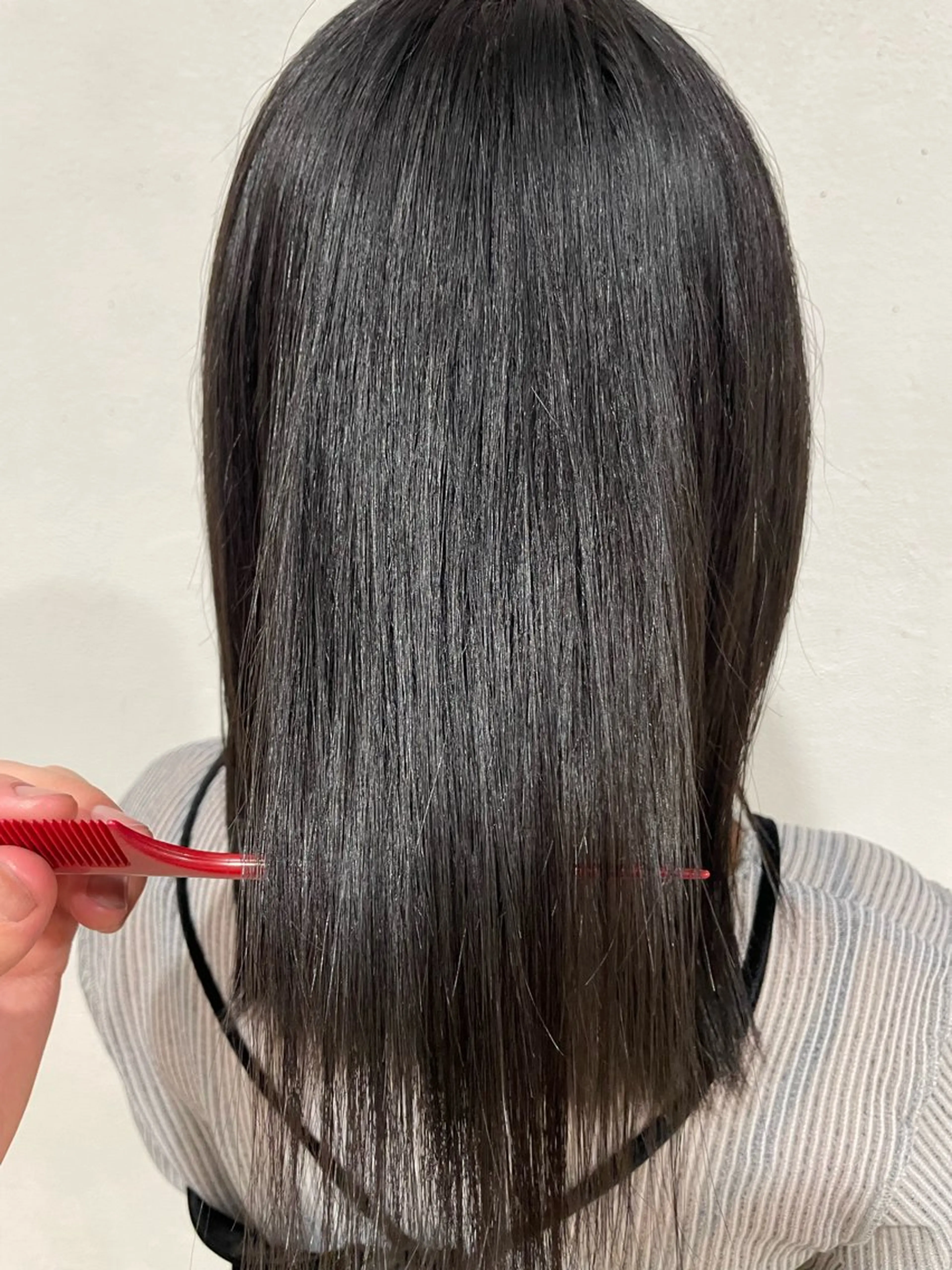 ミディアム パーマ ミディアムパーマ 髪質改善 縮毛矯正 ストレートパーマ 【お洒落パーマ】 Elme　肥塚康汰郎のヘアスタイル