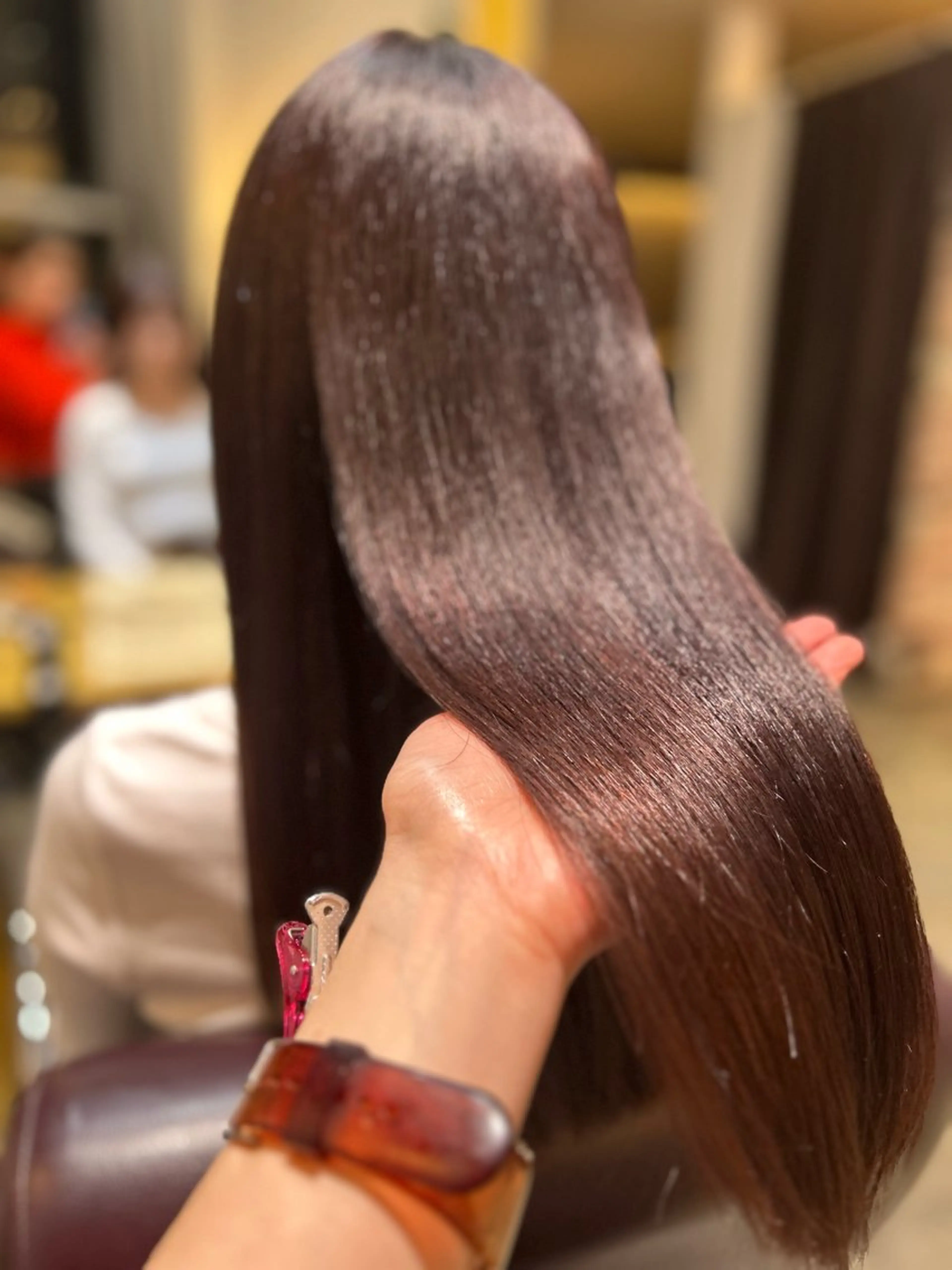 ロング カット 縮毛矯正 縮毛矯正／髪質改善 🌟mizukiのヘアスタイル