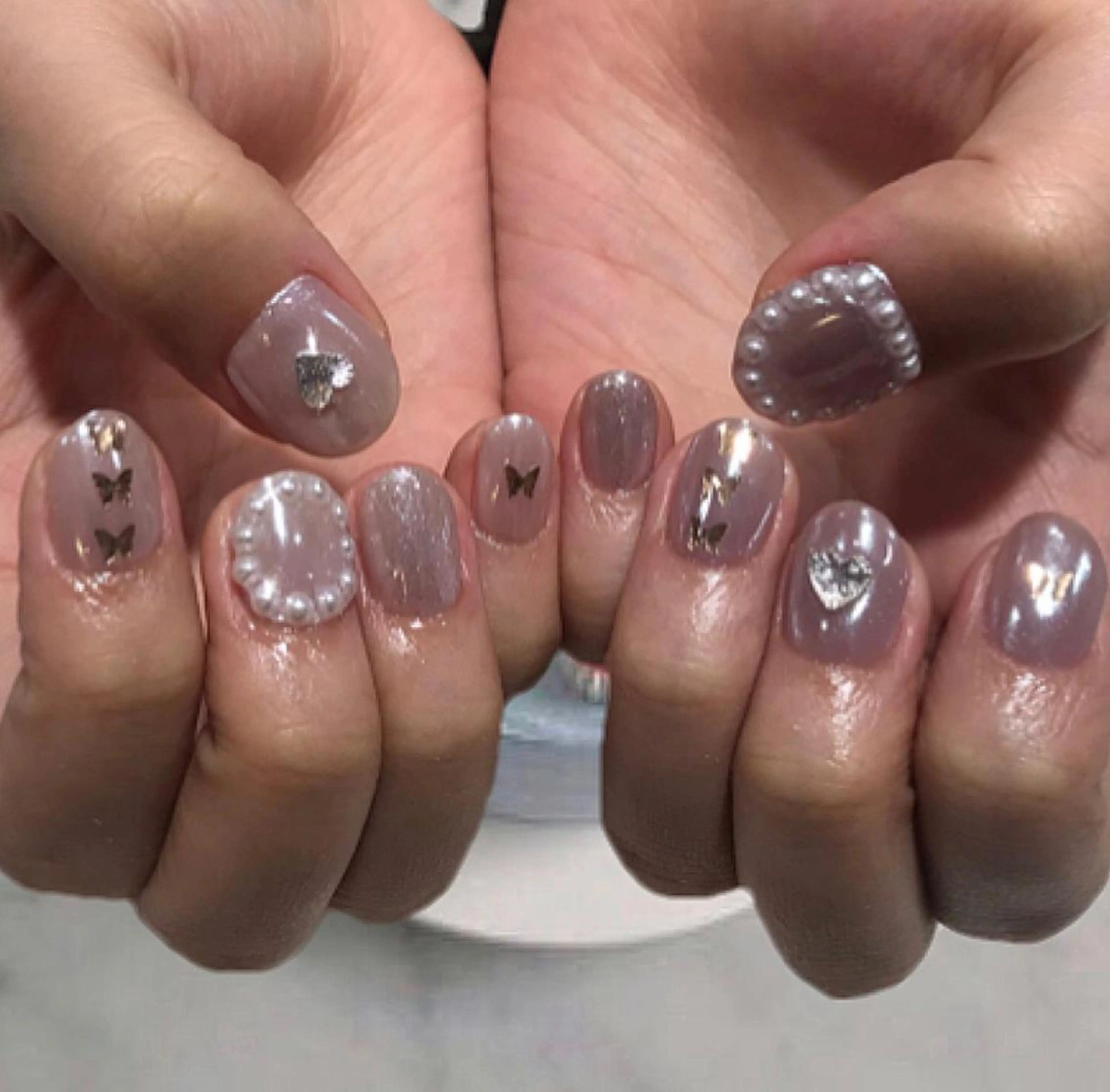 ネイル ブラウン sharesalon    room59所属・nozomi 🌙のネイルデザイン