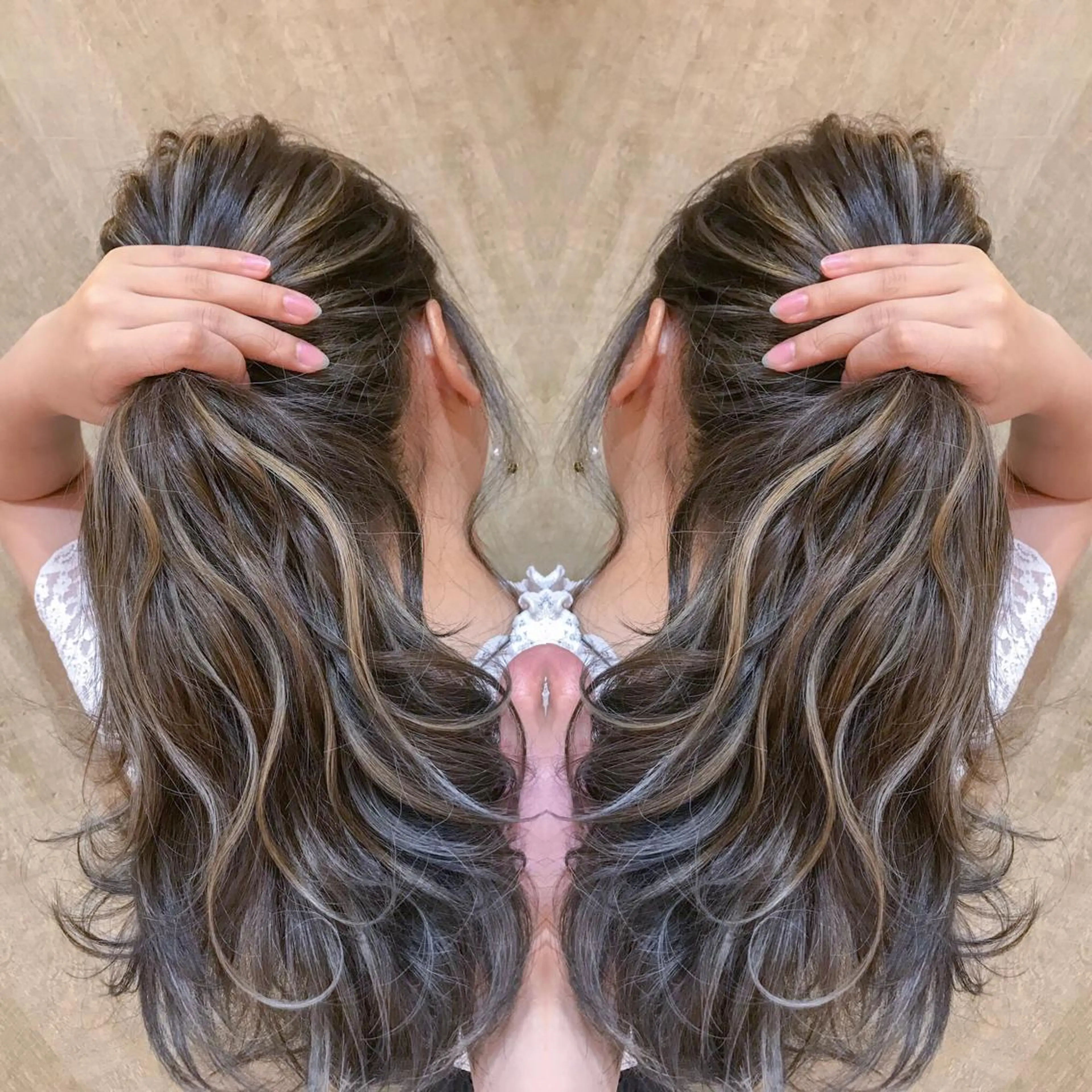 ロング 3Dハイライト ハイライト ヘアカラー Fave【フェイブ】 /🌈推し活のその他イメージ