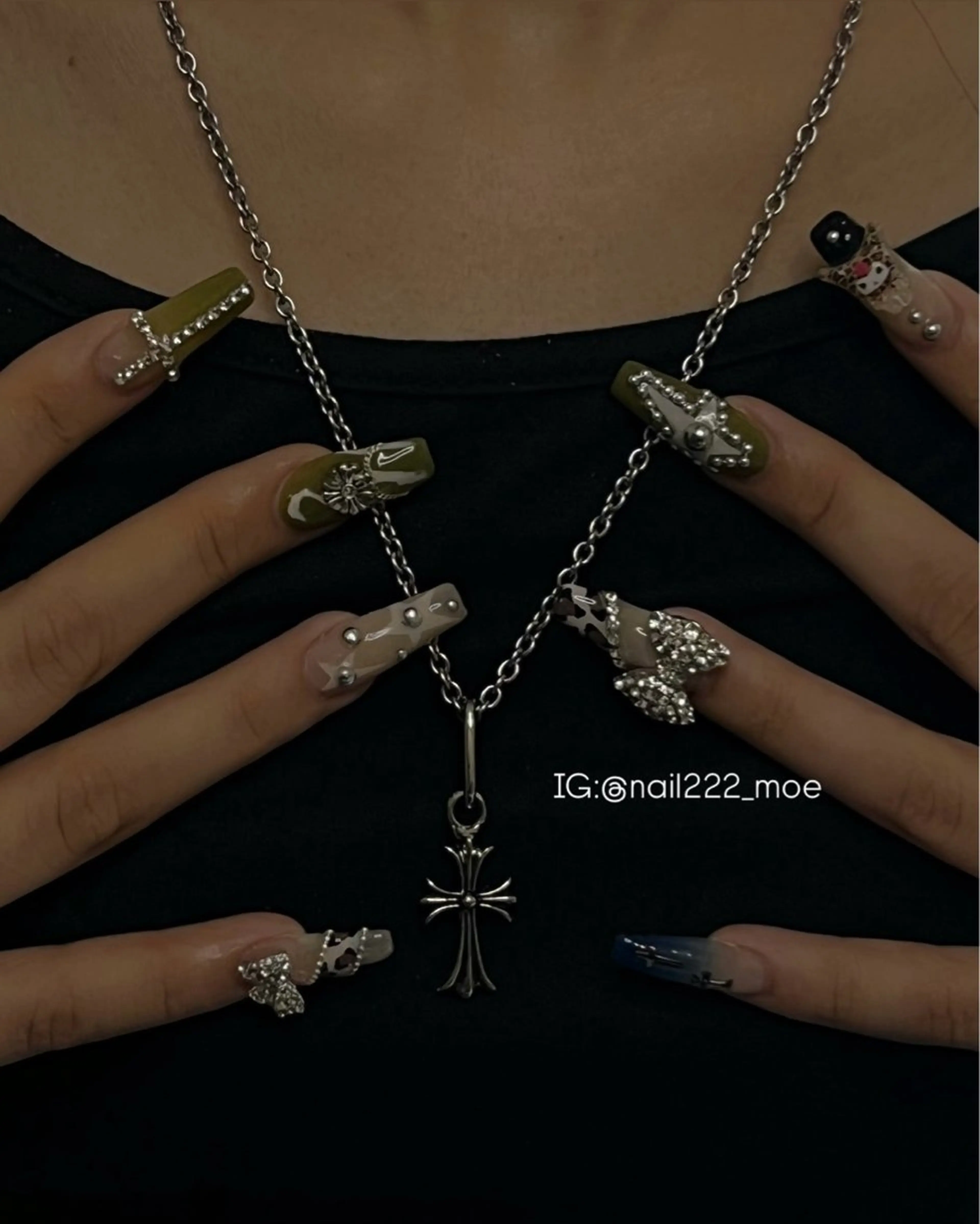 ネイル ハンドネイル ⟡.*222⋰˚☆ MöEのネイルデザイン