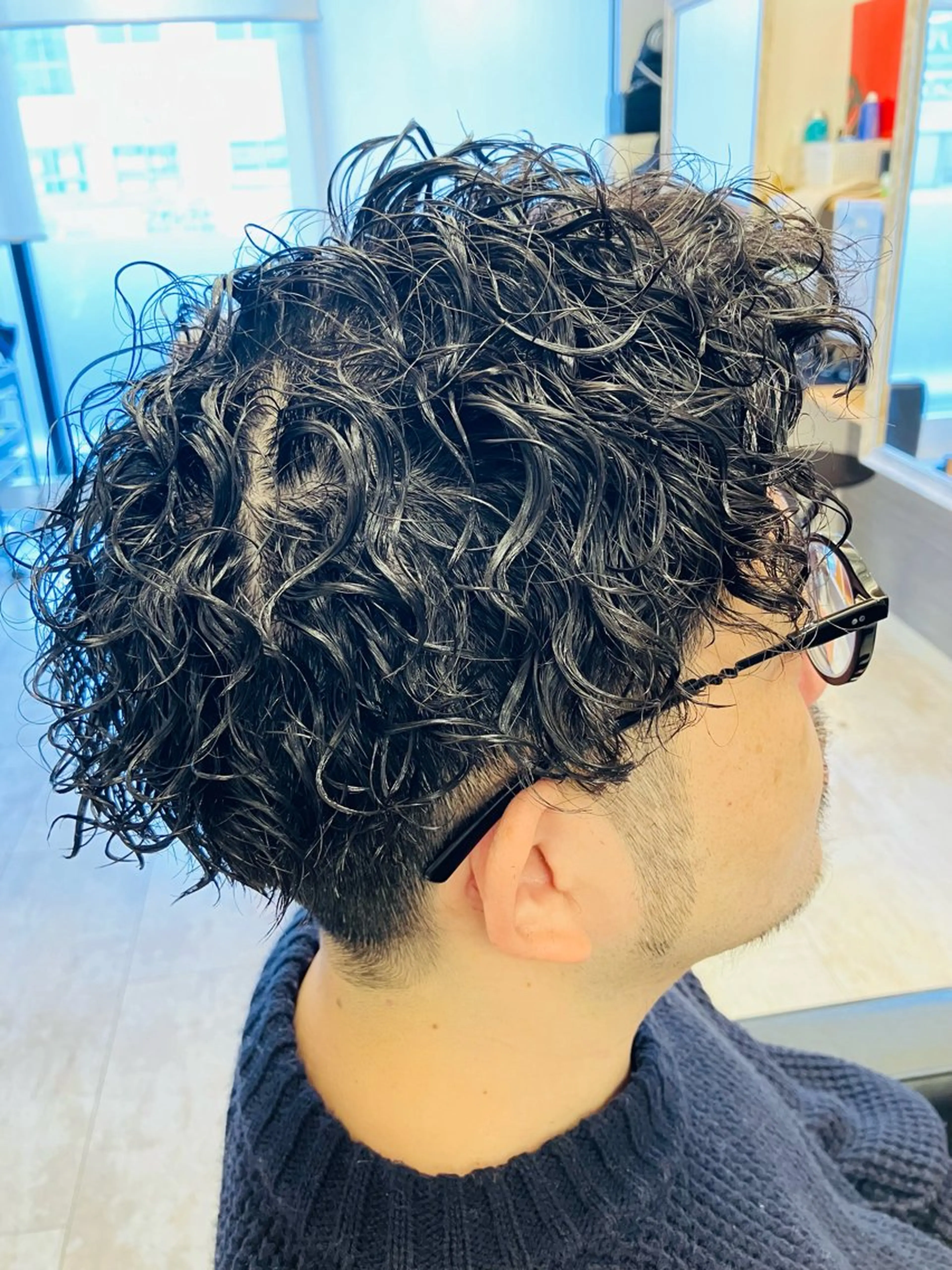 パーマ メンズ カット パーマ メンズ特化/パーマ/ フェードWATARUのヘアスタイル