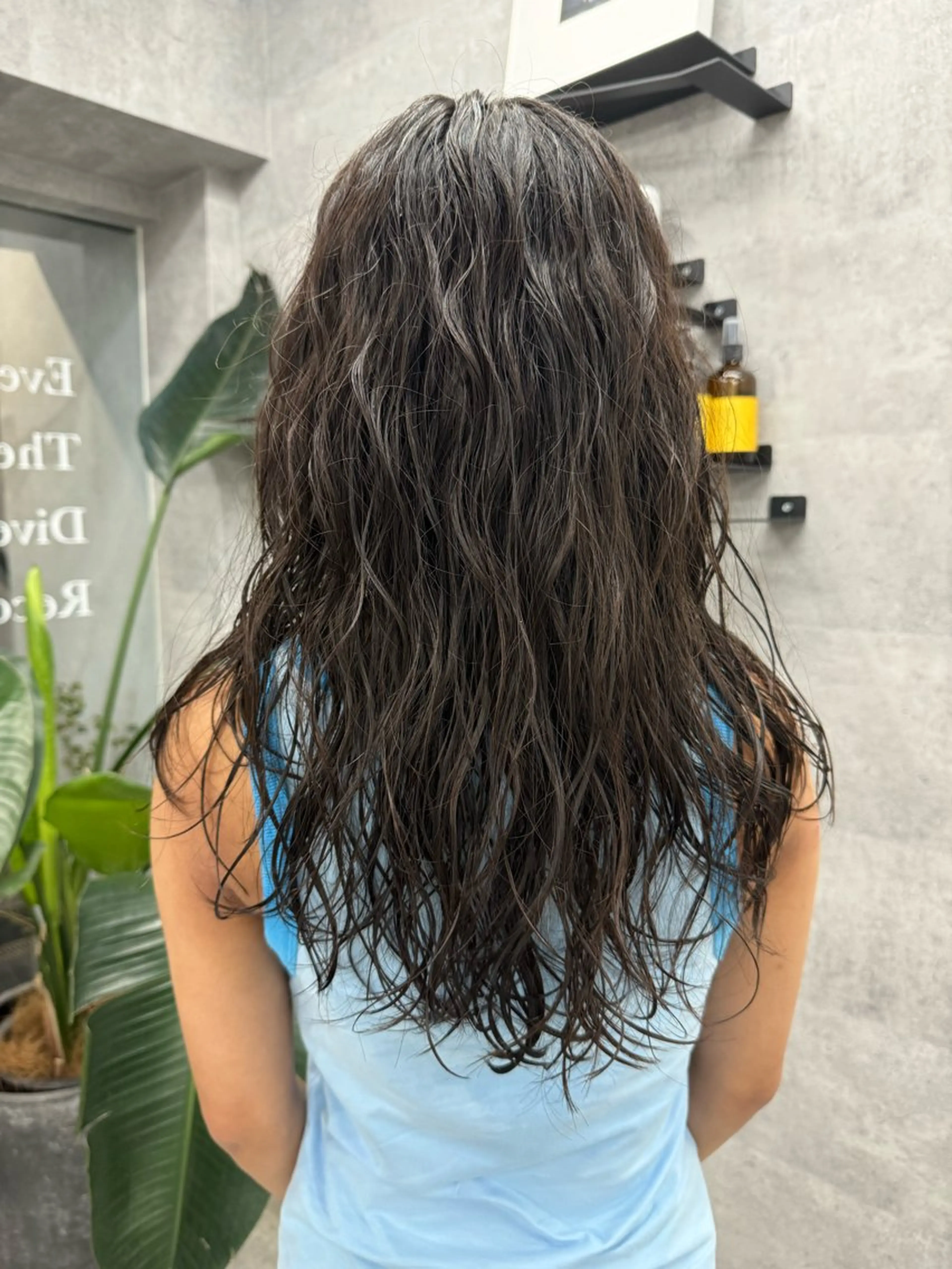 ロング パーマ カット パーマ あなたのお悩み改善" You"💚❤️💛のヘアスタイル