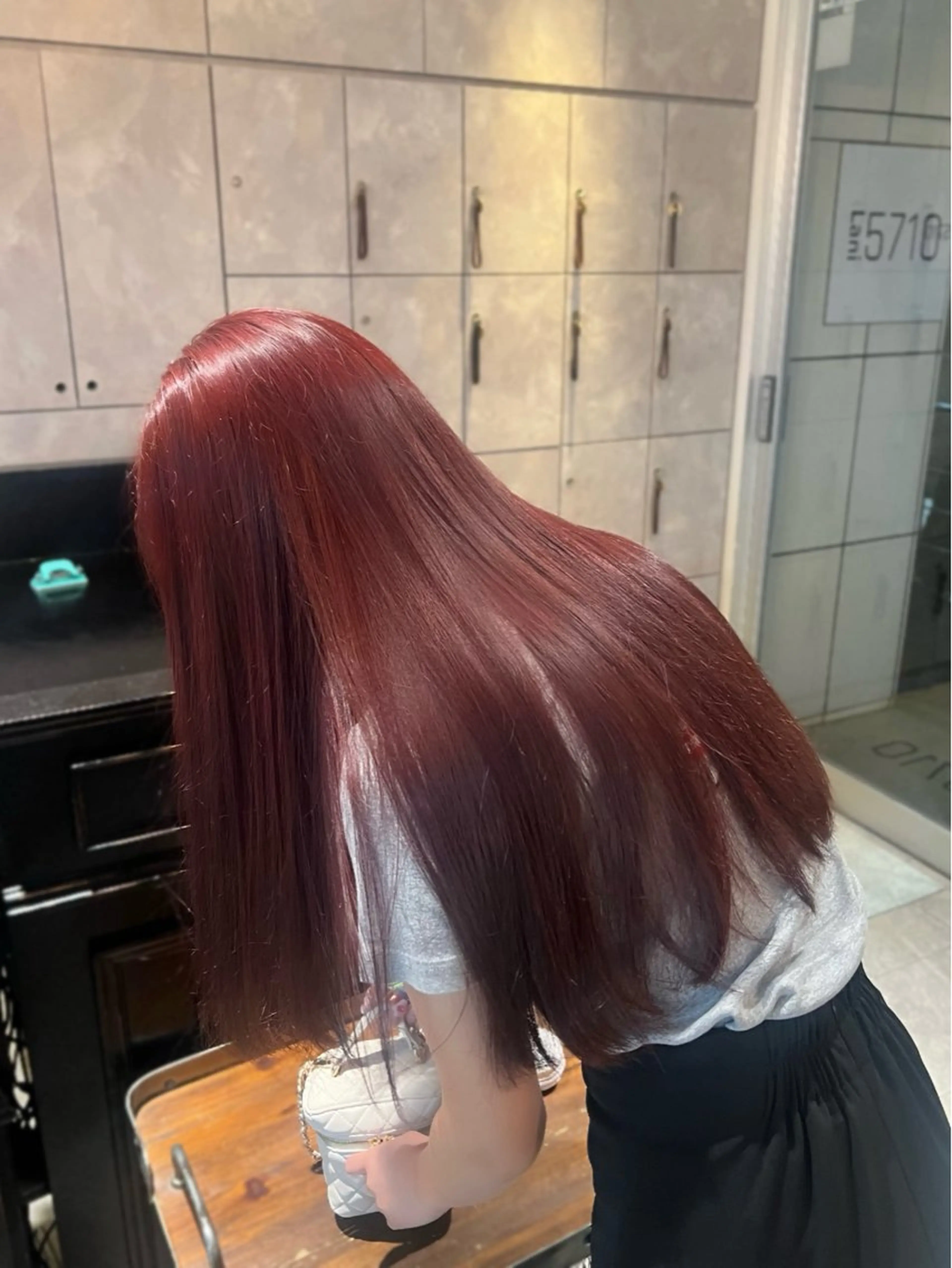 ロング カラー ヘアカラー トリートメント ヘアセット Lani5710所属・🎀ハイトーン・艶 カラー HANA🎀のヘアスタイル