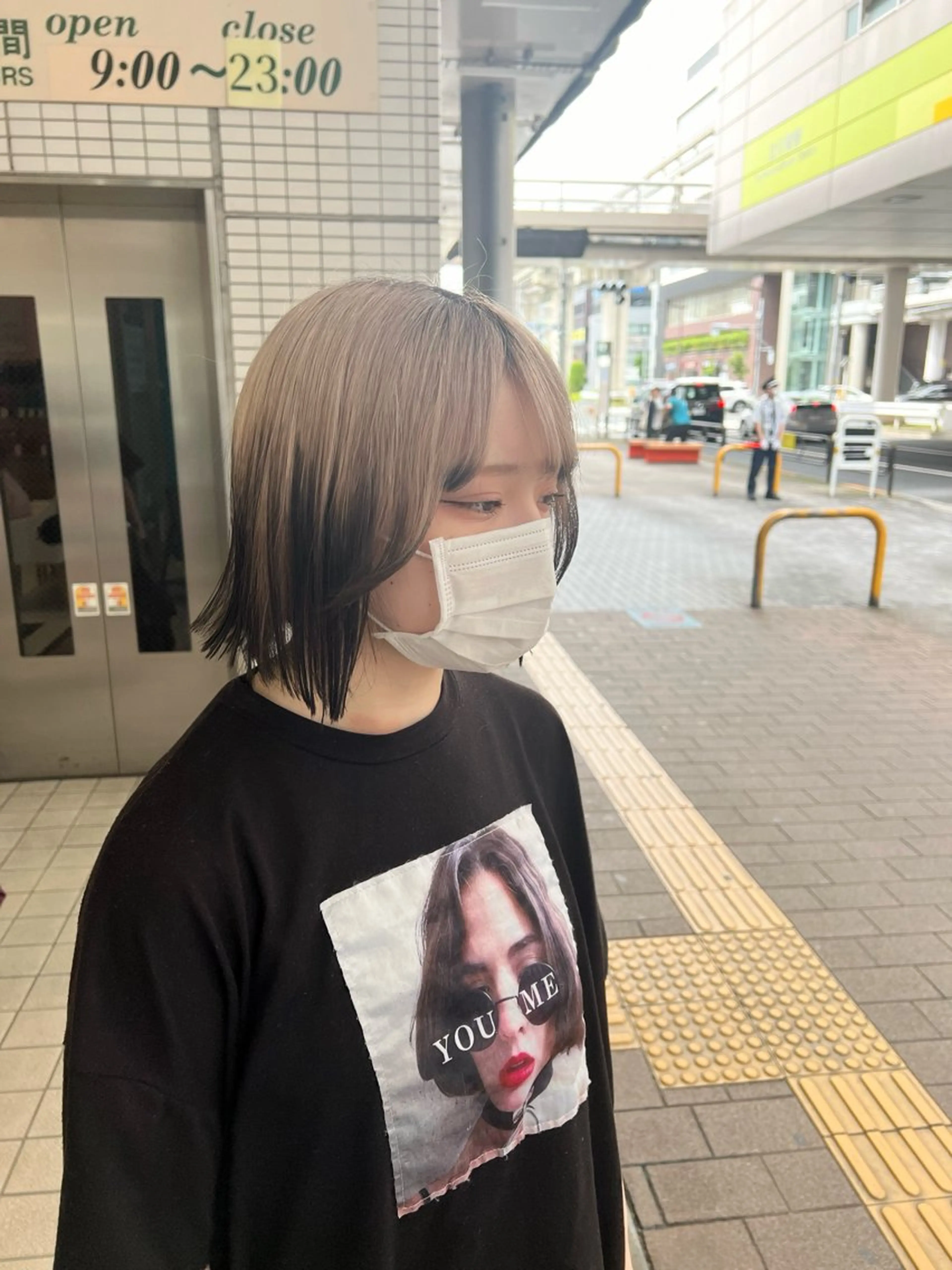 ショート 韓国ボブ/縮毛矯正 /レイヤーカットのヘアスタイル