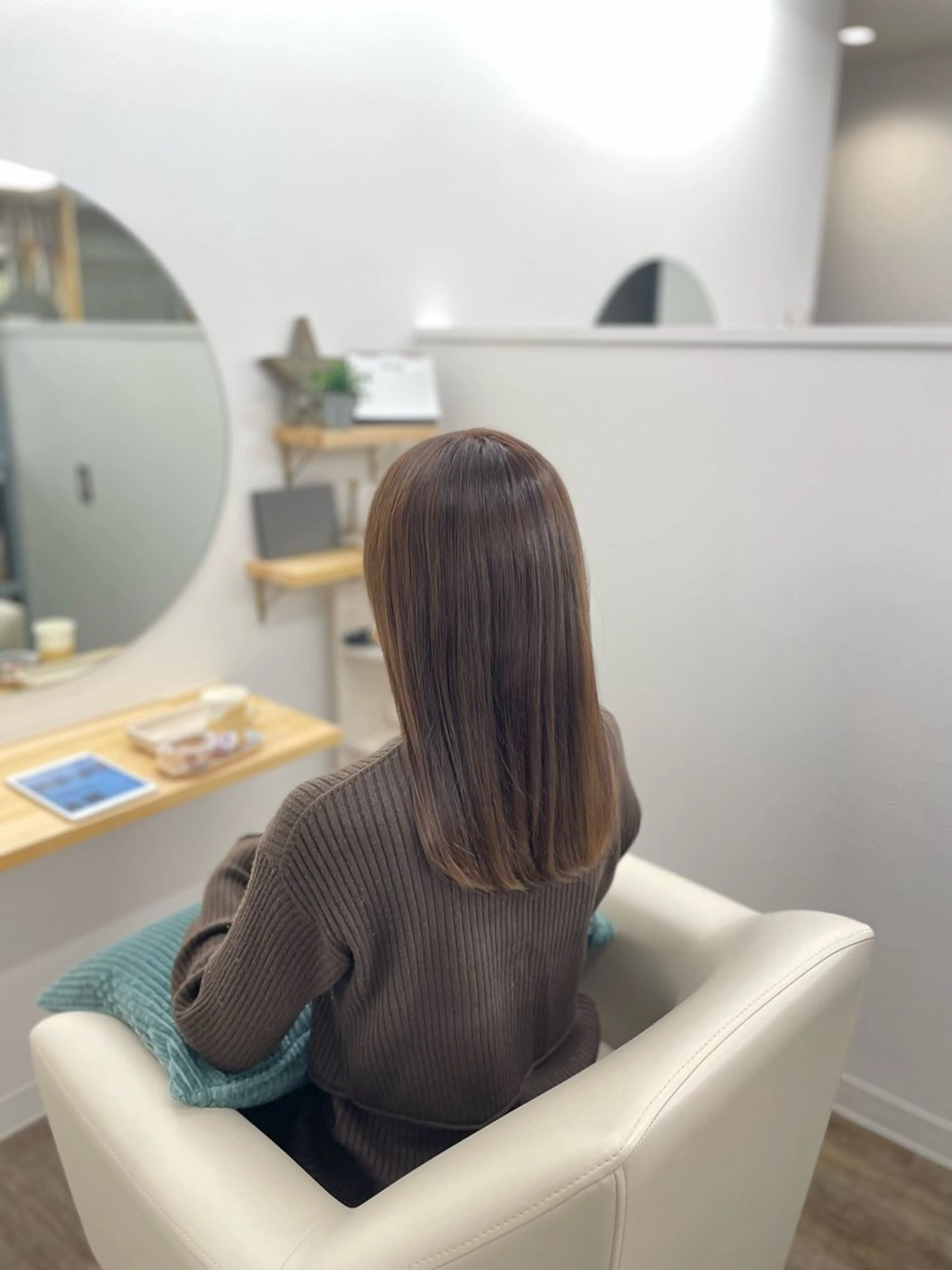 セミロング カラー カット ヘアカラー トリートメント bifinoLuce / 松村琉希のヘアスタイル