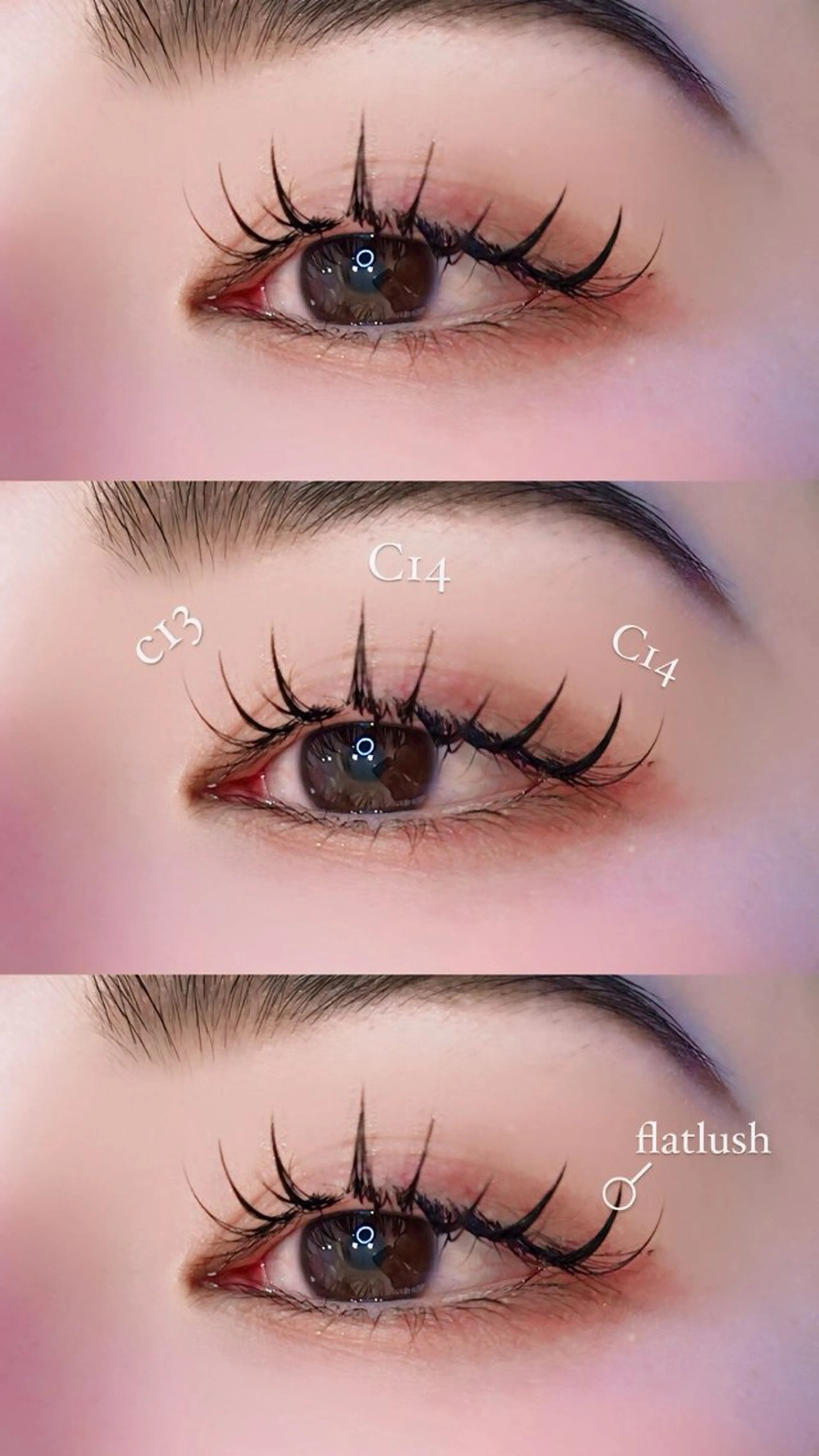 マツエク・マツパ 🫧飛山琉桜/二条 ネイルアート/束感のマツエク・マツパデザイン