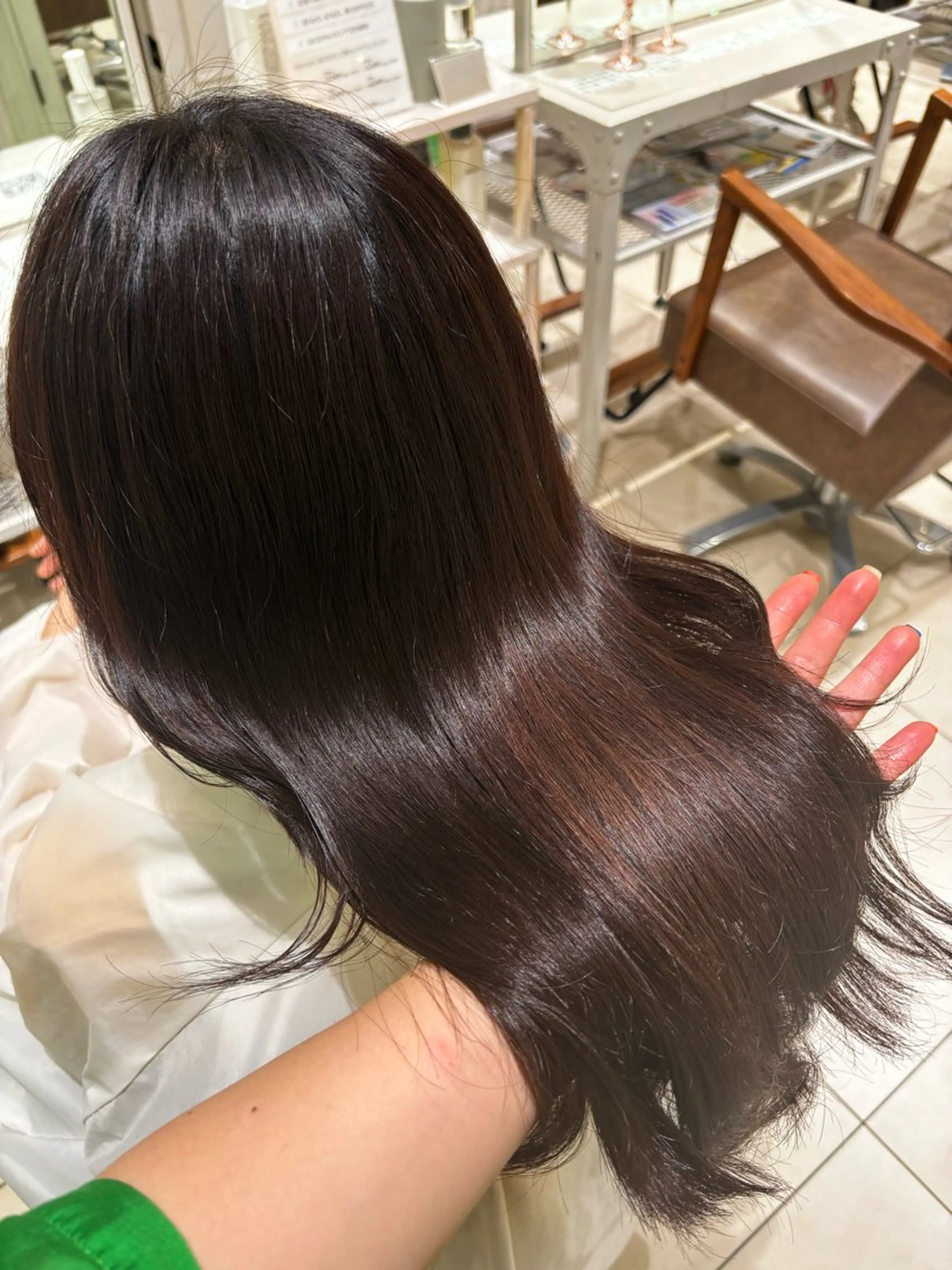 セミロング 髪質改善/まつパ👀 himari🌻のヘアスタイル