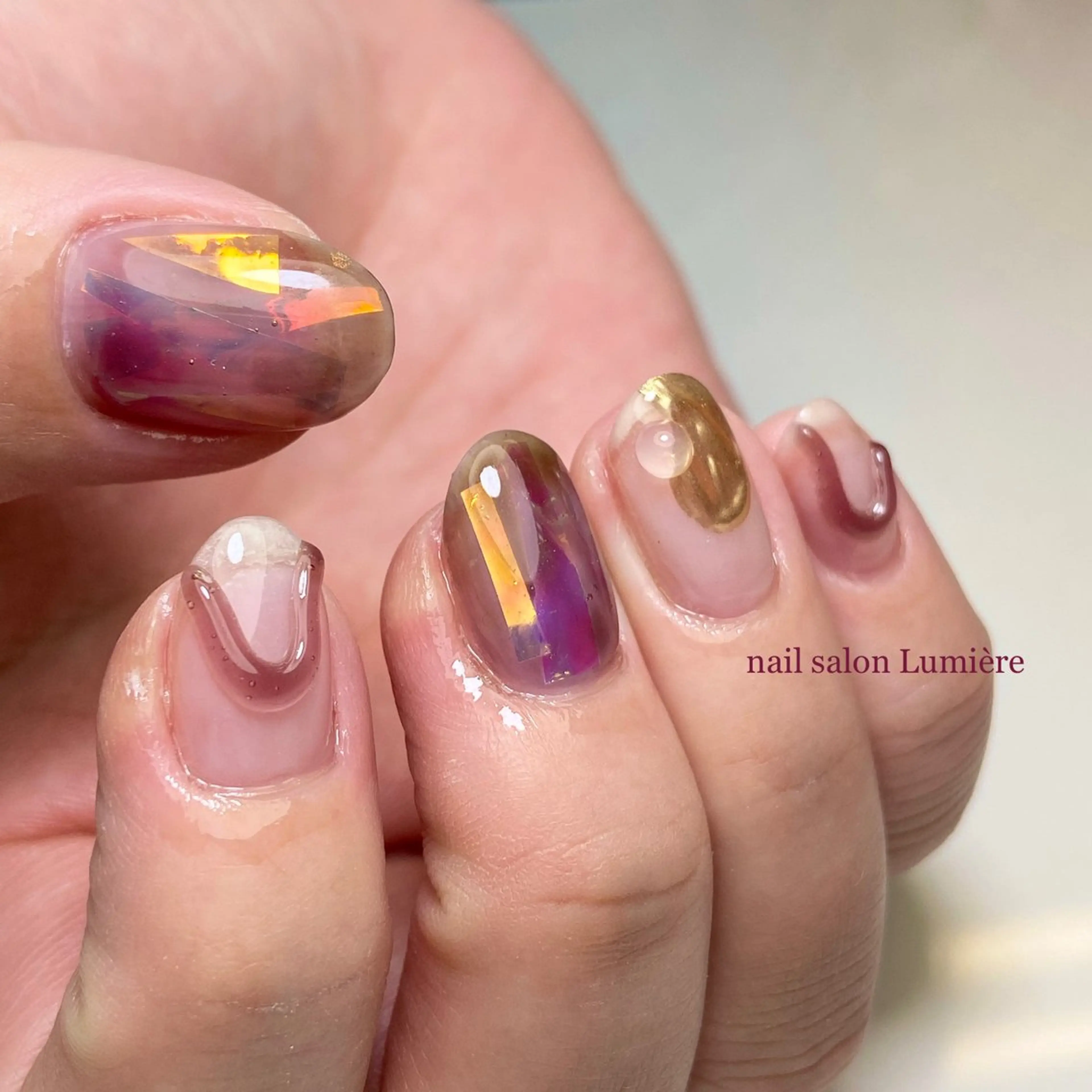 ネイル ハンドネイル nail salon Lumièreのネイルデザイン