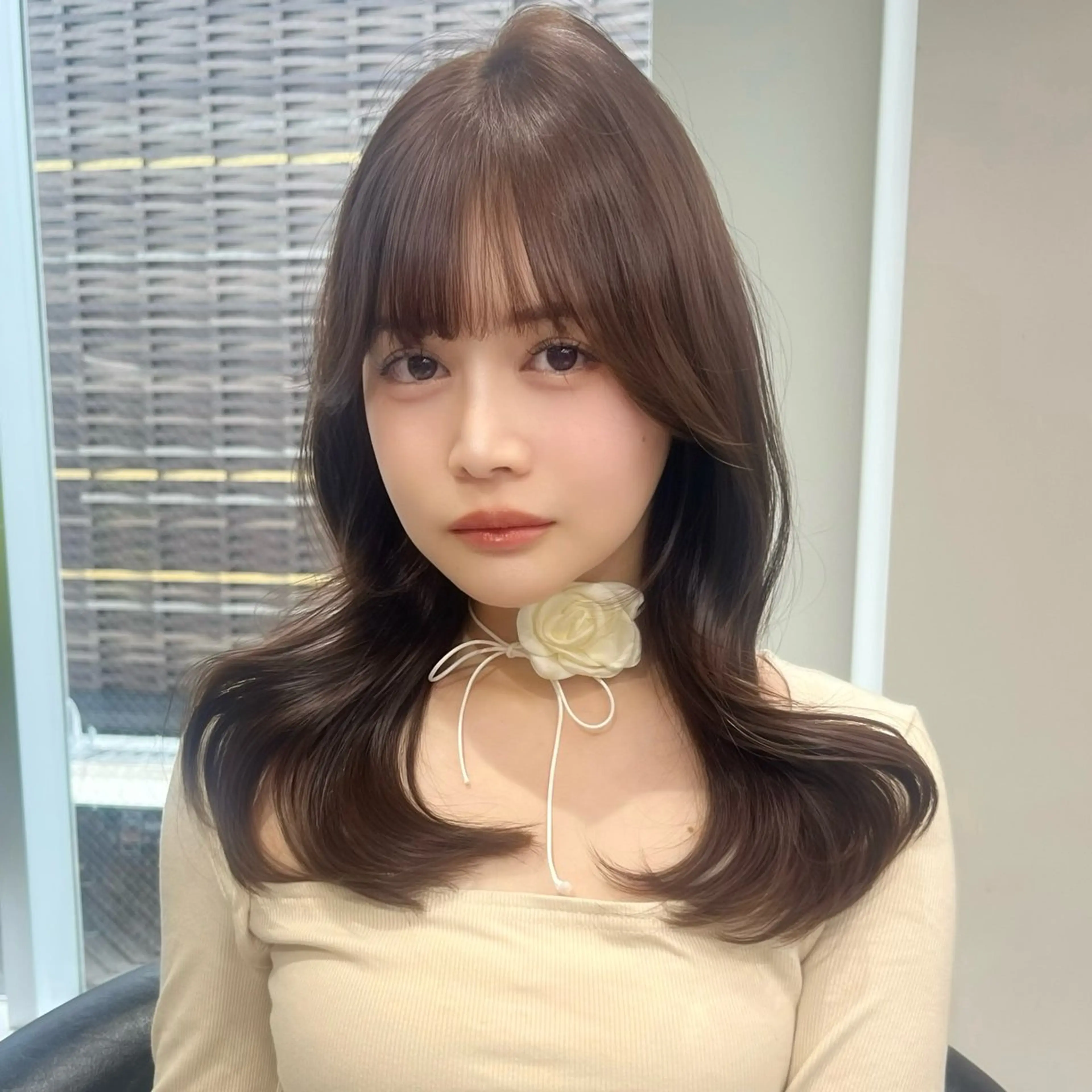 セミロング 顔周り指名NO.1 🤍似合わせ／Maoのヘアスタイル