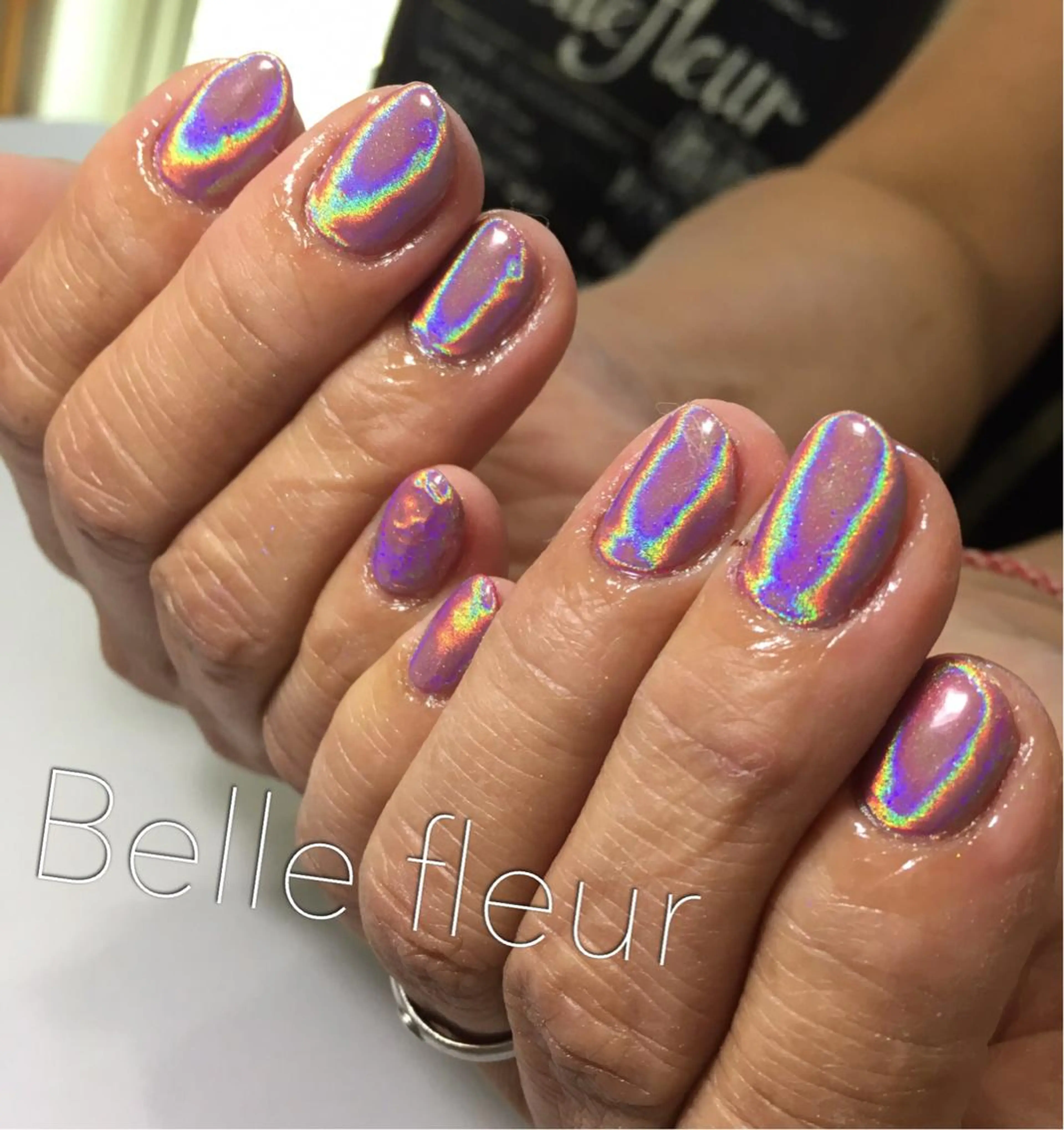 ショート ネイル Belle fleurのネイルデザイン