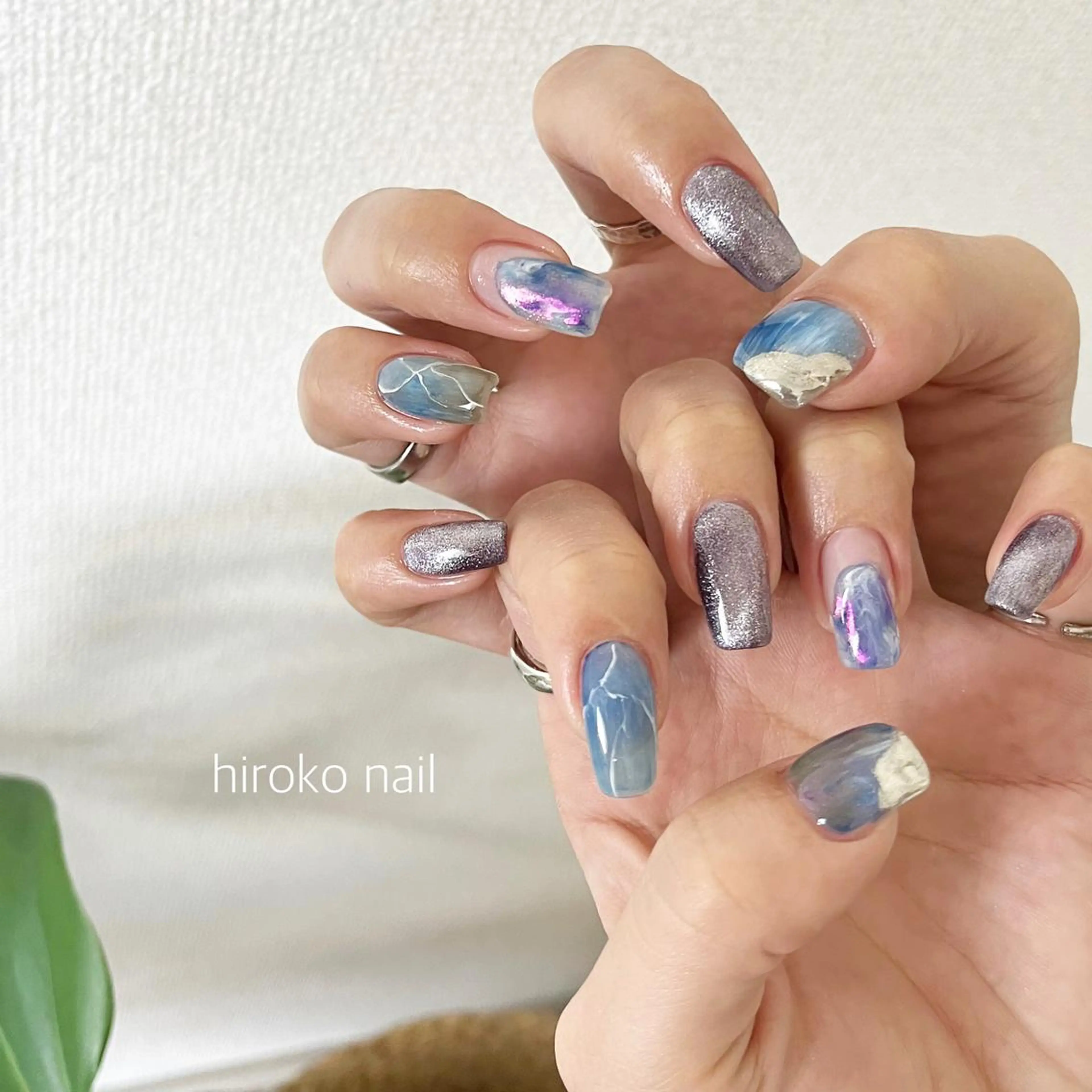 ロング ネイル hiroko nailのネイルデザイン