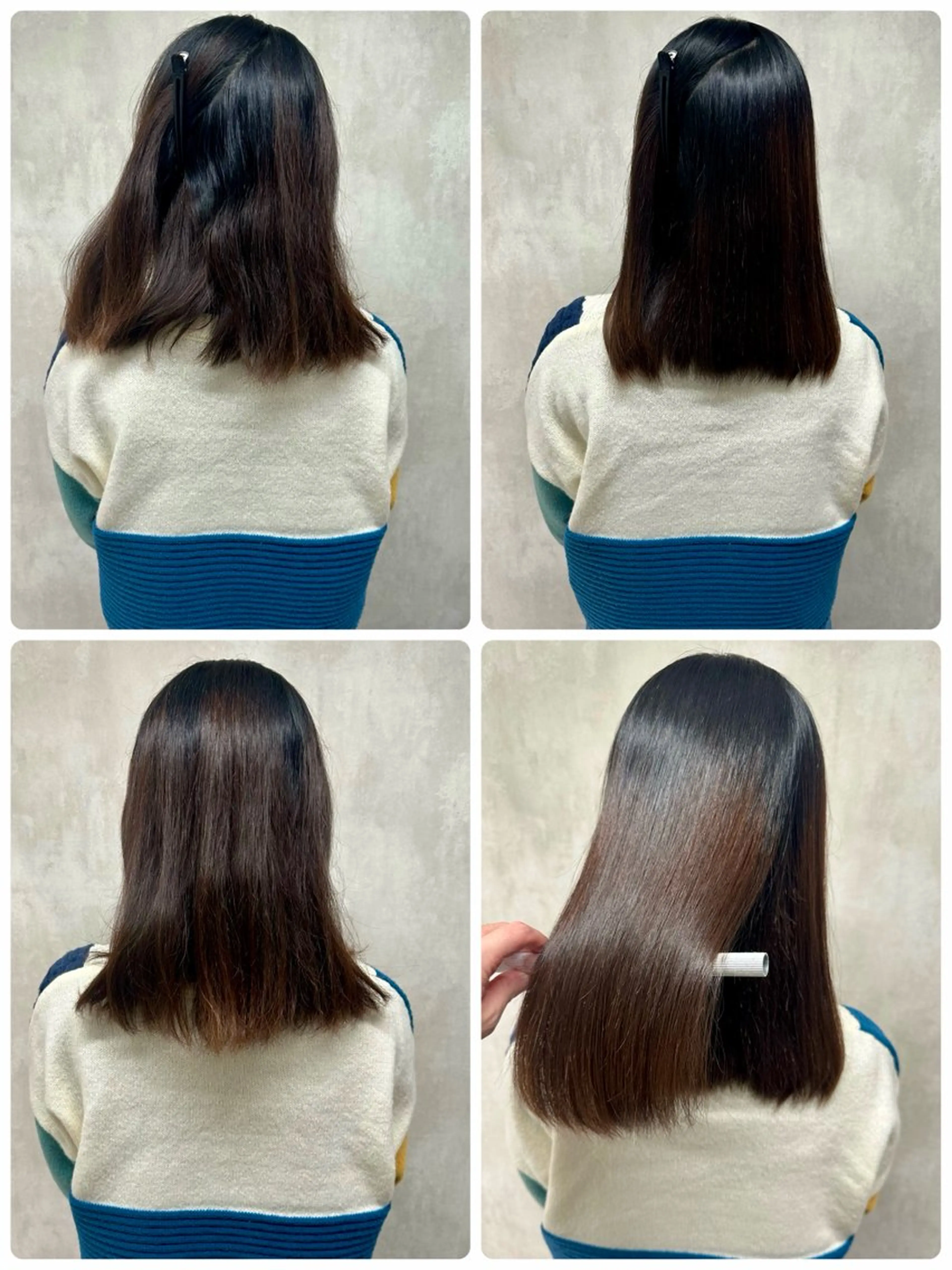 セミロング 縮毛矯正 トリートメント 満足度⭕️縮毛矯正師 谷口にお任せを👍のヘアスタイル